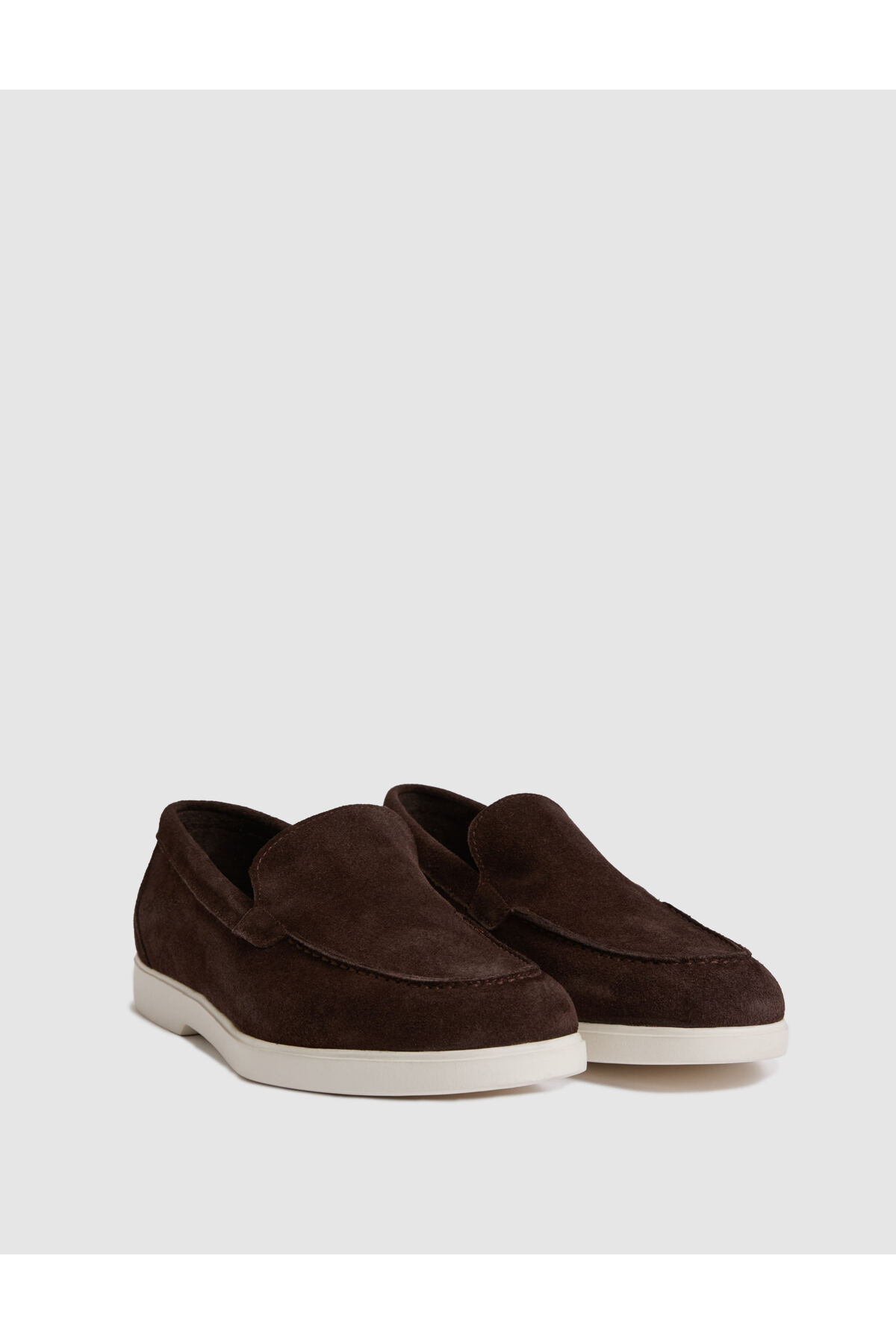 Pierre Cardin Koyu Kahverengi %100 Deri Eva Taban Süet Loafer Ayakkabı 50327106-VR084