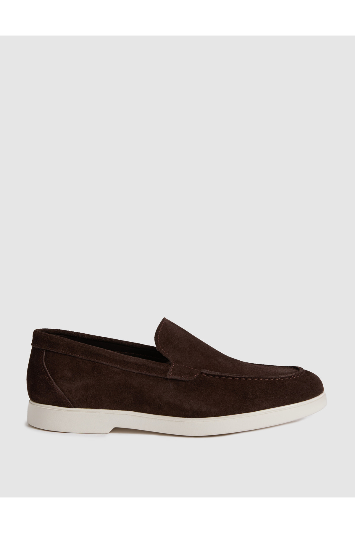 Pierre Cardin Koyu Kahverengi %100 Deri Eva Taban Süet Loafer Ayakkabı 50327106-VR084 görsel 4