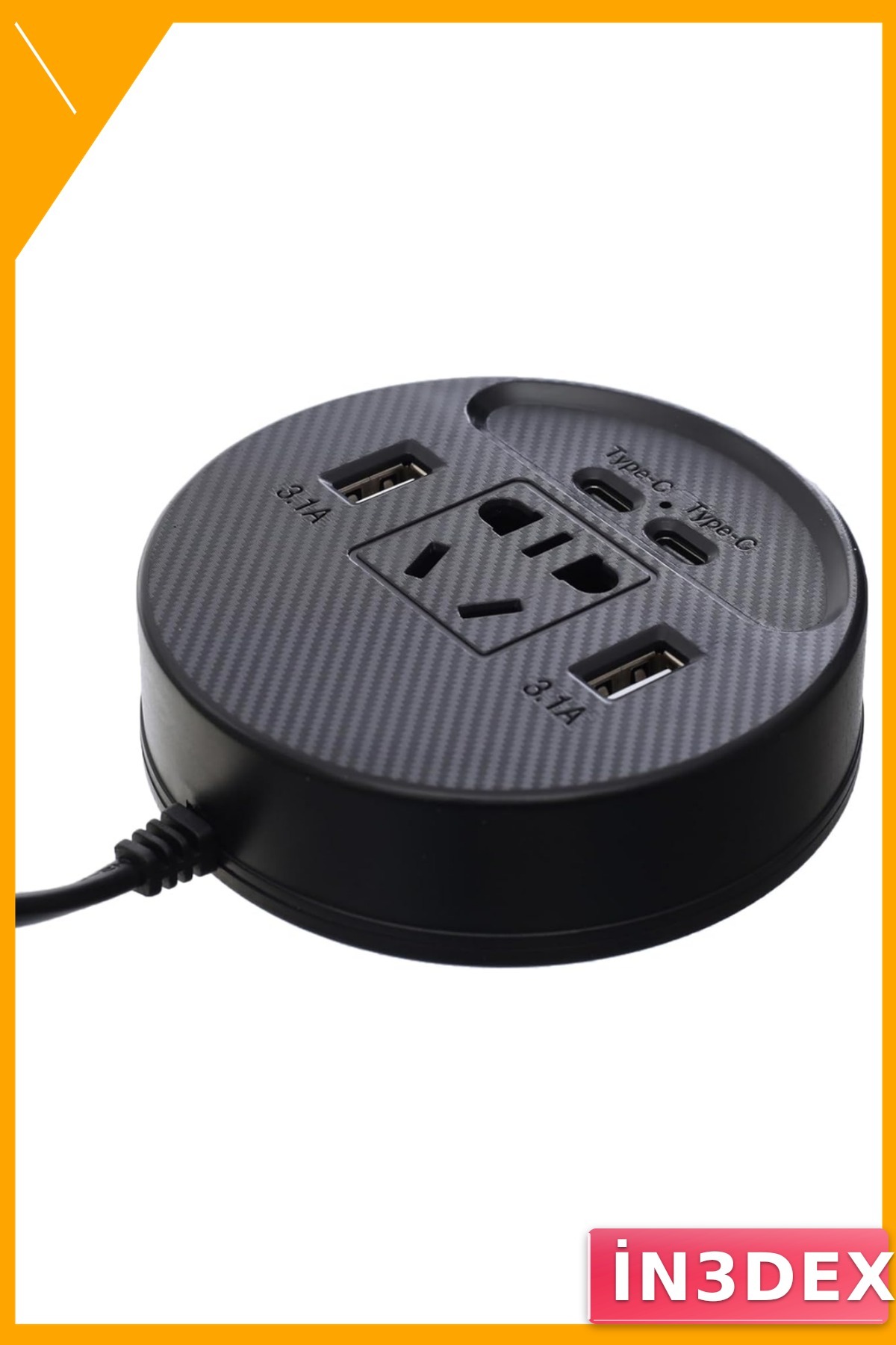 Araç Power Inverter 12V/24V Çoklu USB Şarj Cihazı Voltaj Korumalı