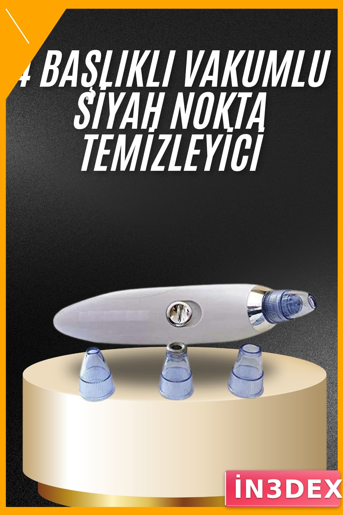 Vakumlu Siyah Nokta Temizleme Cihazı 4 Başlıklı Pilli