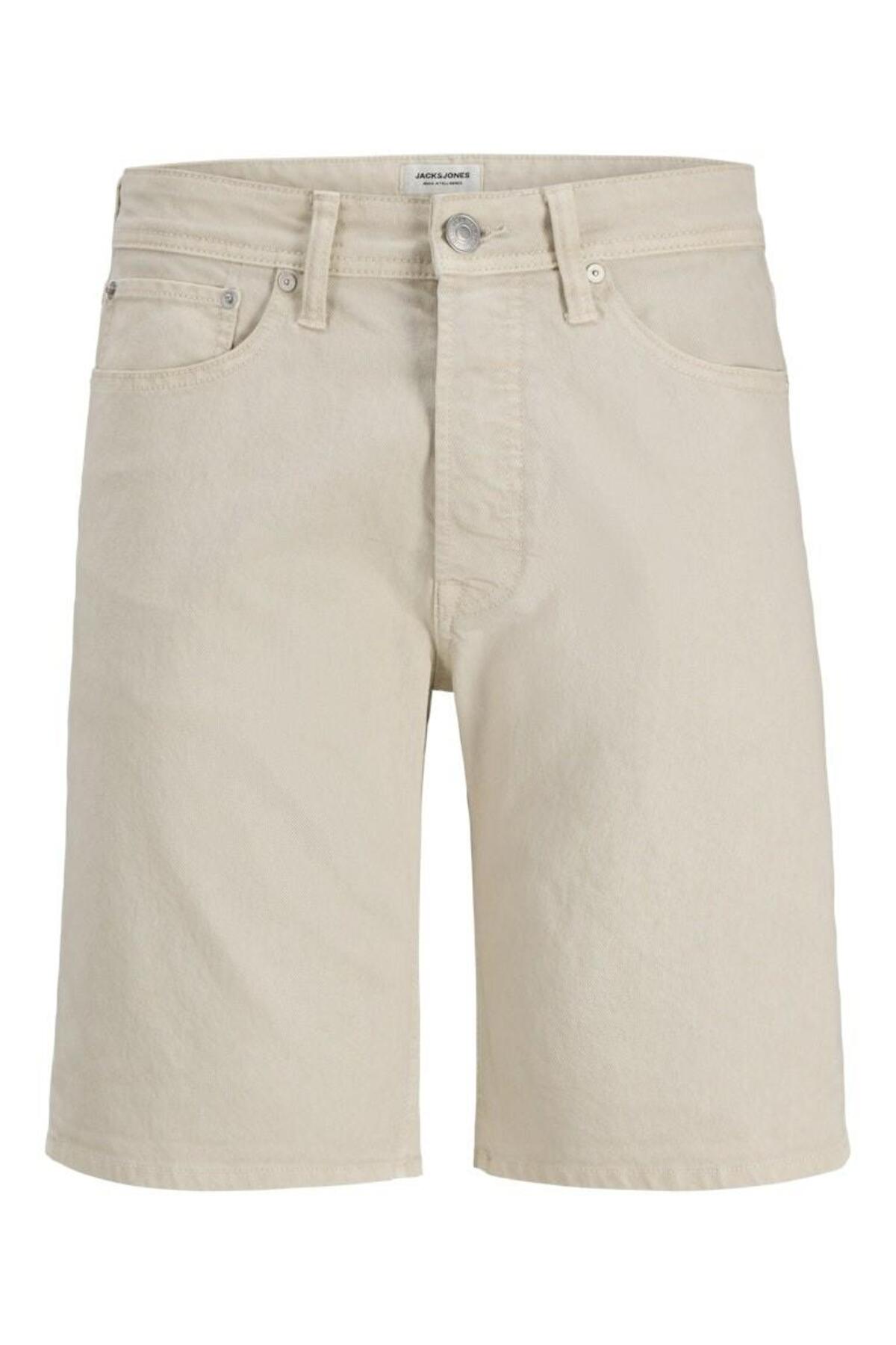 شلوارک مردانه جین و کتان Jjirick JjoriOriginal مدل 999، کد 12290839 جک اند جونز شلوارک برمودا Jack & Jones