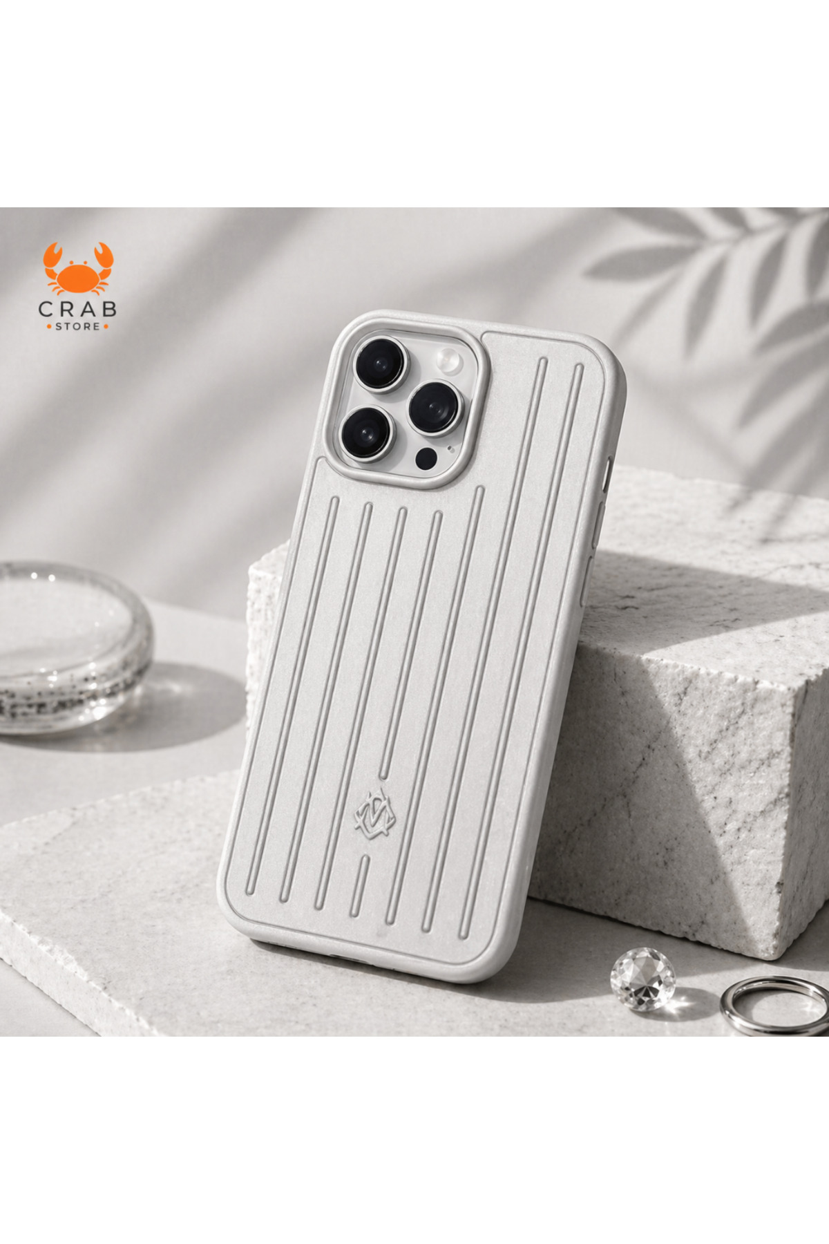 CrabCase Iphone 15 Pro Uyumlu Ultra Korumalı Rimowa Telefon Kılıfı