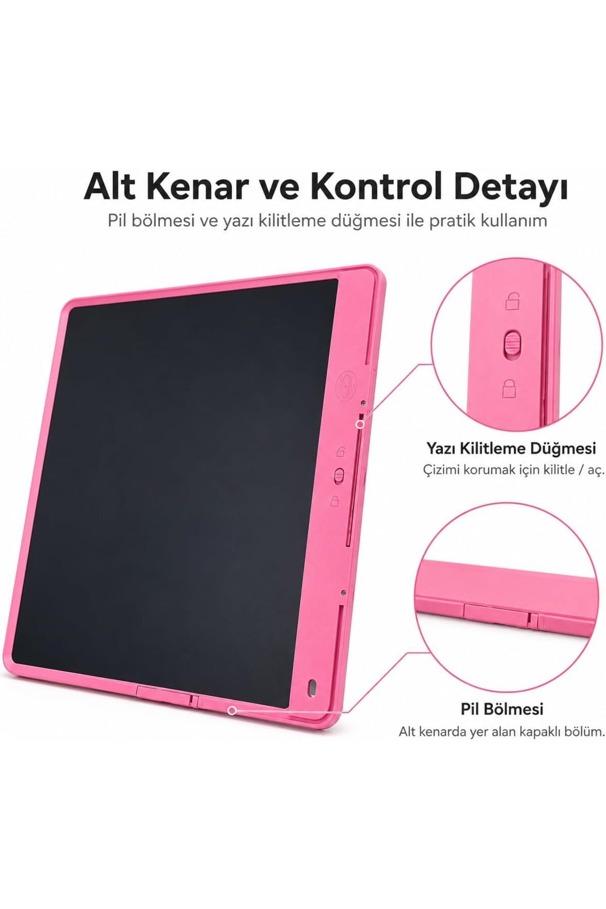 تابلوی نوشتاری LCD بزرگ 20 اینچ (50.8 سانتی‌متر) تبلت طراحی رنگی اسباب‌بازی آموزشی برای کودکان