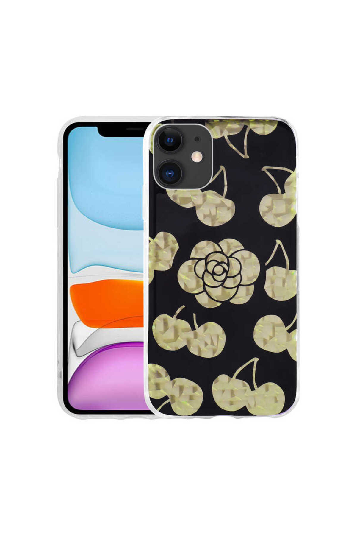 iPhone 11 Uyumlu Desenli Sert HNZM Elnov Kılıf-NO1