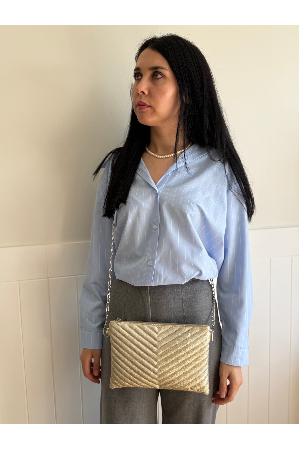 lalettobags Kadın Kabartmalı Portföy & Clutch Çanta görsel 6