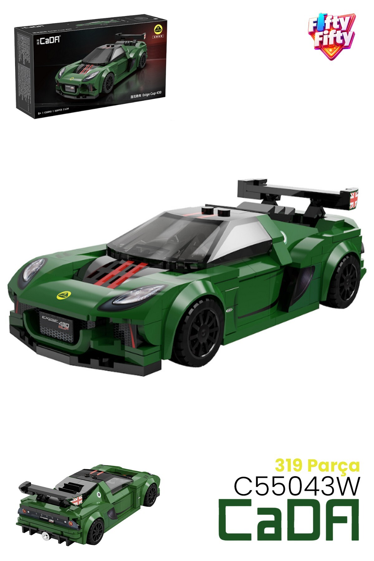 Vagonlife Cada Lotus Exige Cup 430 (319 Parça) Oyuncak Yapım Seti