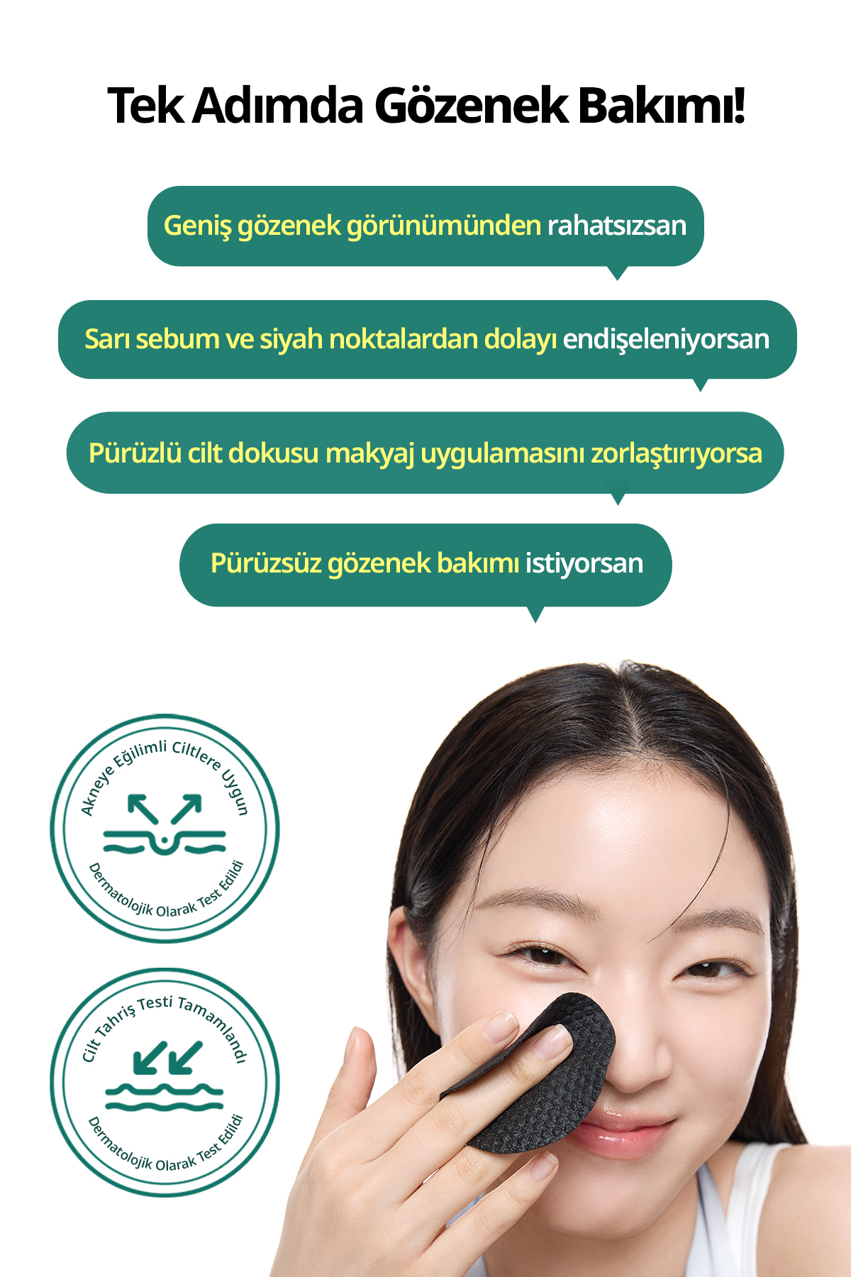 Yağlı Cilt için Siyah Nokta Karşıtı Peeling Ped İç Yedek Salicinic Pore Clear Black Pad Re — 9685 — تصویر 3 از 9