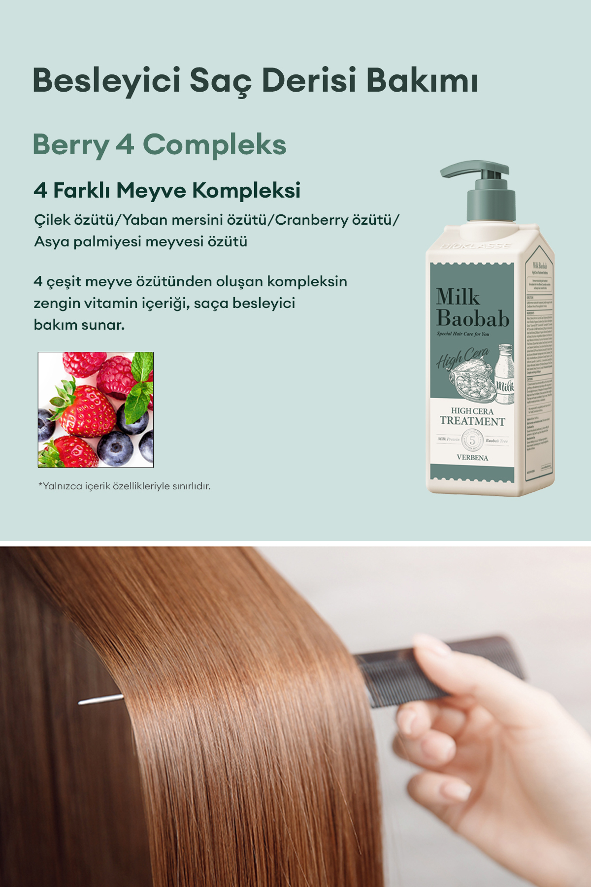Milk Baobab Yoğun Nemlendirici & Besleyici Saç Kremi High Cera