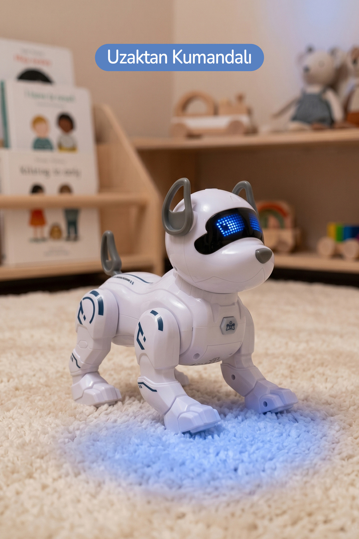 Vardem Oyuncak Şarjlı Işıklı Ve Sesli Akıllı Robot Köpek - Fiyatı