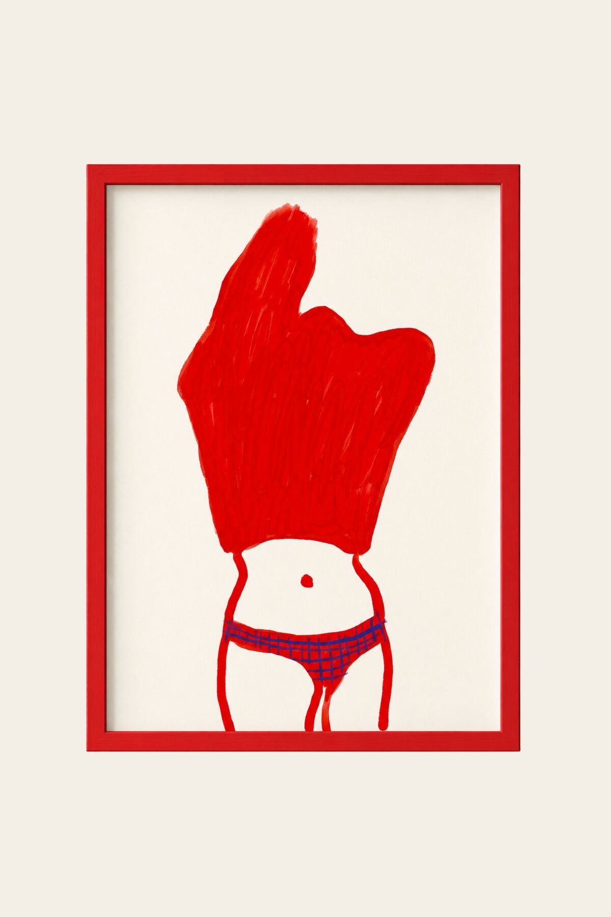 Kadın Figürlü Poster Minimal Modern Duvar Tablosu Çerçevesiz