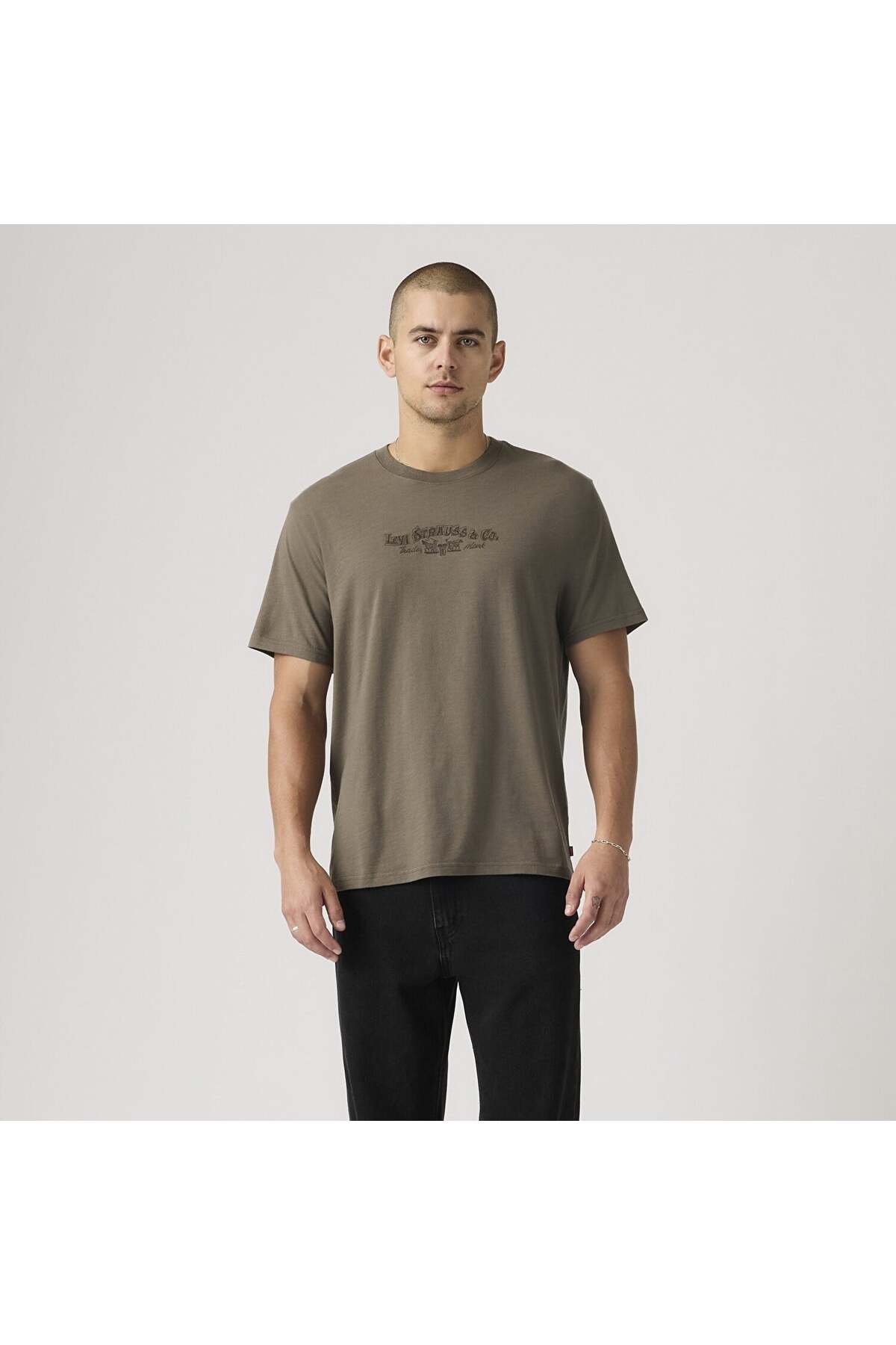تی‌شرت گشاد و راحت LSE_SS سریف LS;CO 1 قهوه‌ای روشن لیوایز تی شرت Levi's
