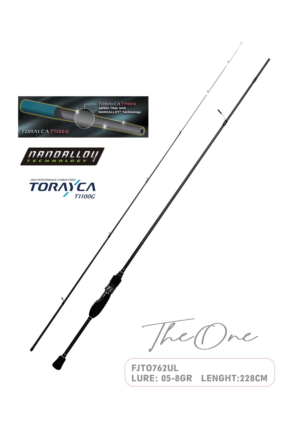 ②ふみ Fujin TheOne 228cm 05-8gr LRF Kamışı - Fiyatı, Yorumları