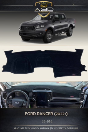 A3D TORPİDO KORUMA Ford RANCER (2022+) Ön Gögüs Panel Torpido Koruma Koruyucu...