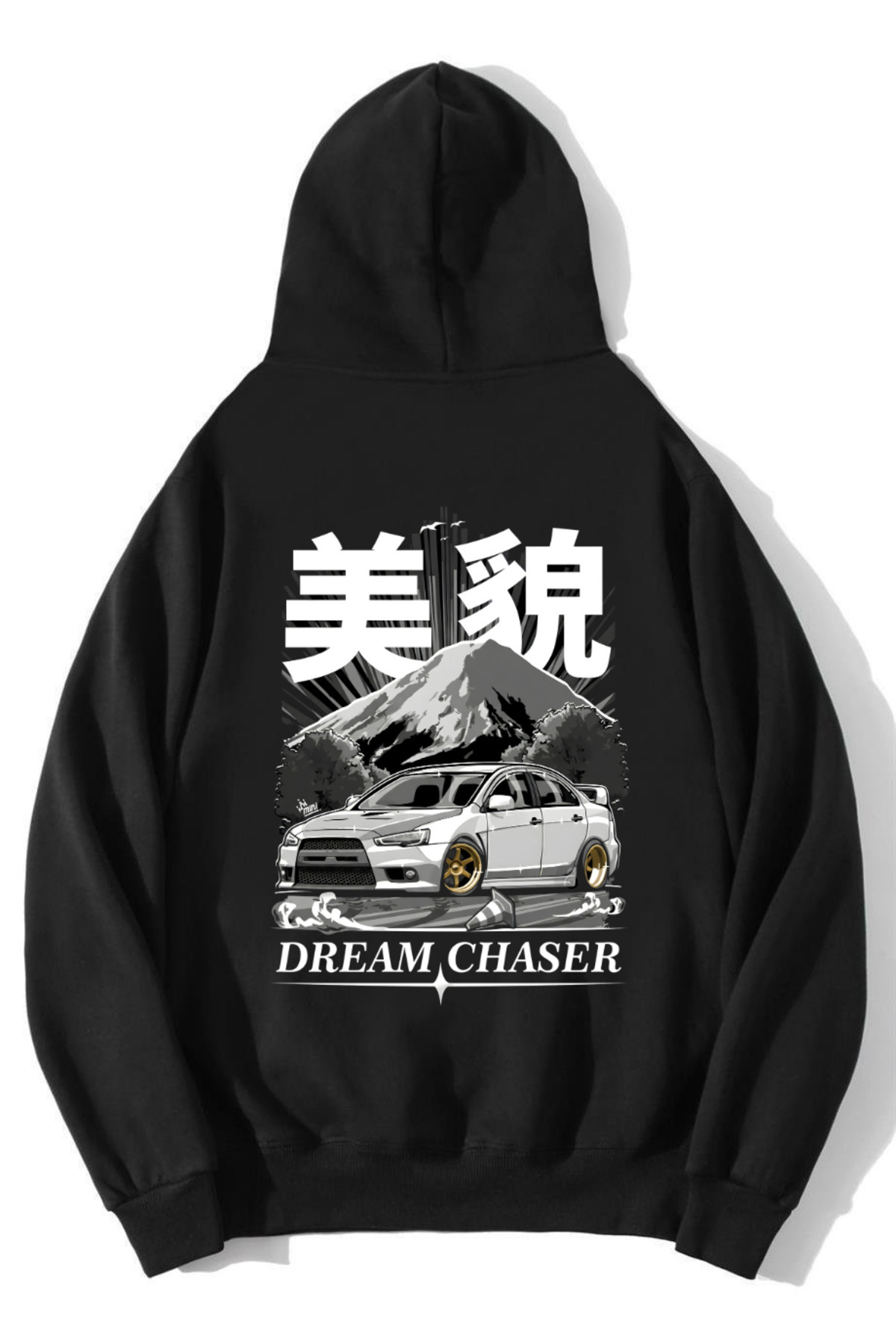 ラベンダーページ BRZ COLLECTION Unisex Oversize Dream Chaser Hoodie Siyah - Fiyatı