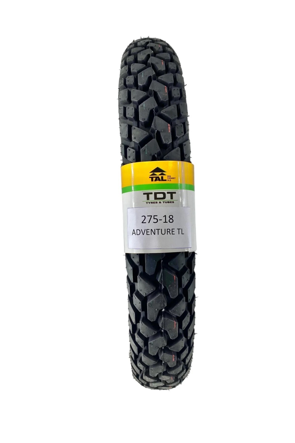 TDT TYRES 275-18 (TUBELESS - DUBLEKS) MOTOSİKLET LASTİĞİ ADVENTURE