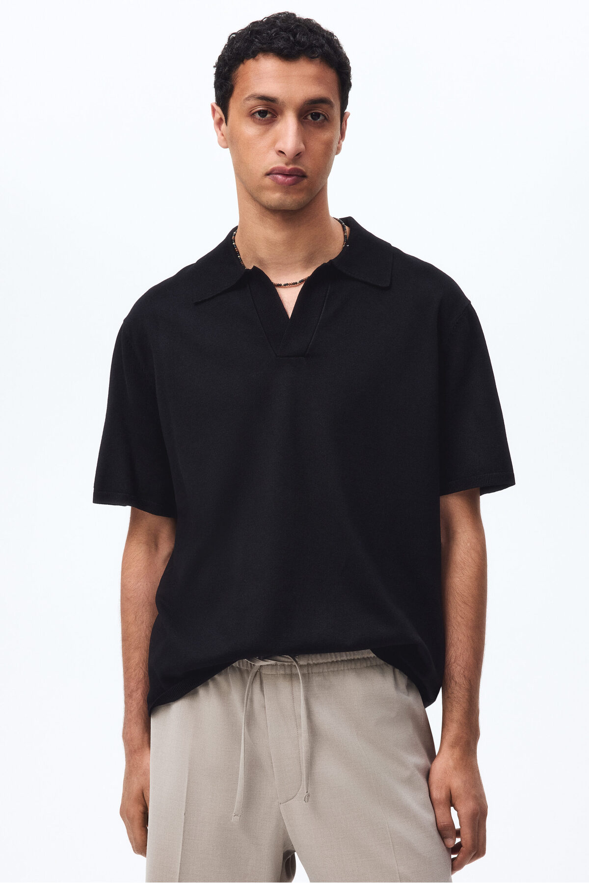 تی‌شرت پولو طرح Relaxed Fit اچ اند ام پولوشرت H&M