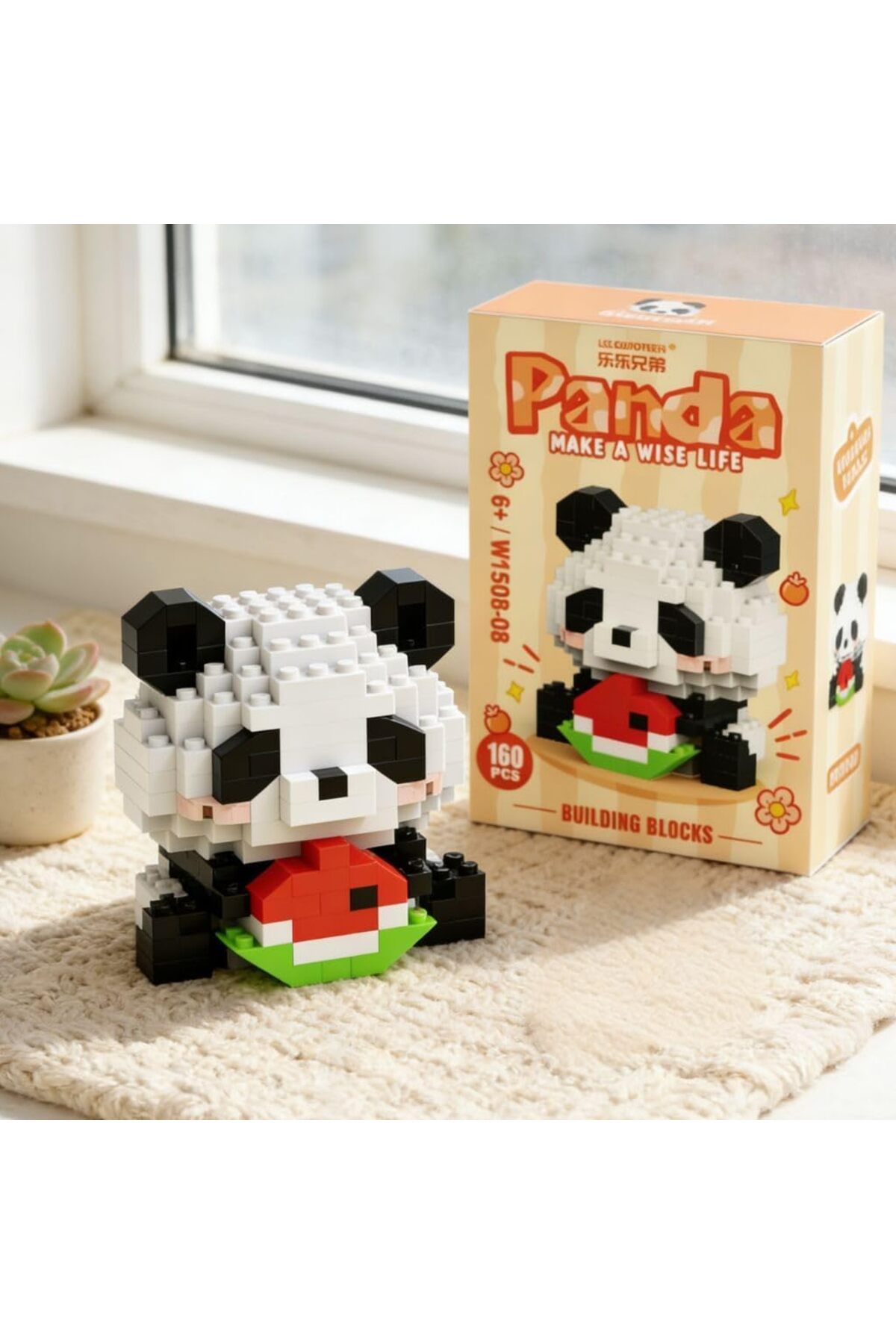LELEBROTHER 160 Parça Sevimli Panda Mini Blok - Fiyatı, Yorumları