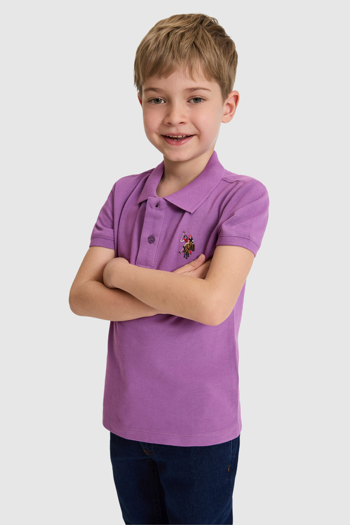پولوشرت پسرانه یقه پلو | یو اس پولو U.S. Polo Assn. 50325608 TR - تصویر 3