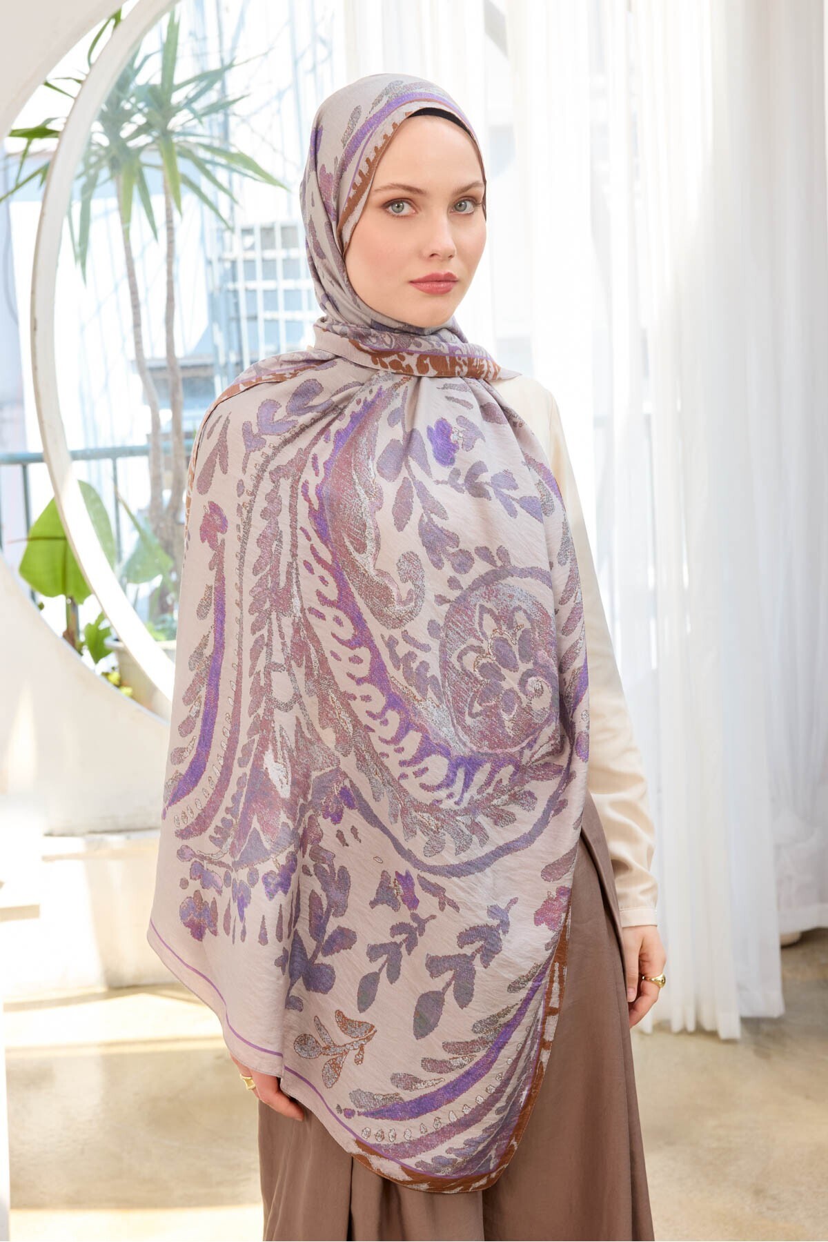Urban Hours Aurora Mink Mayda Shawl