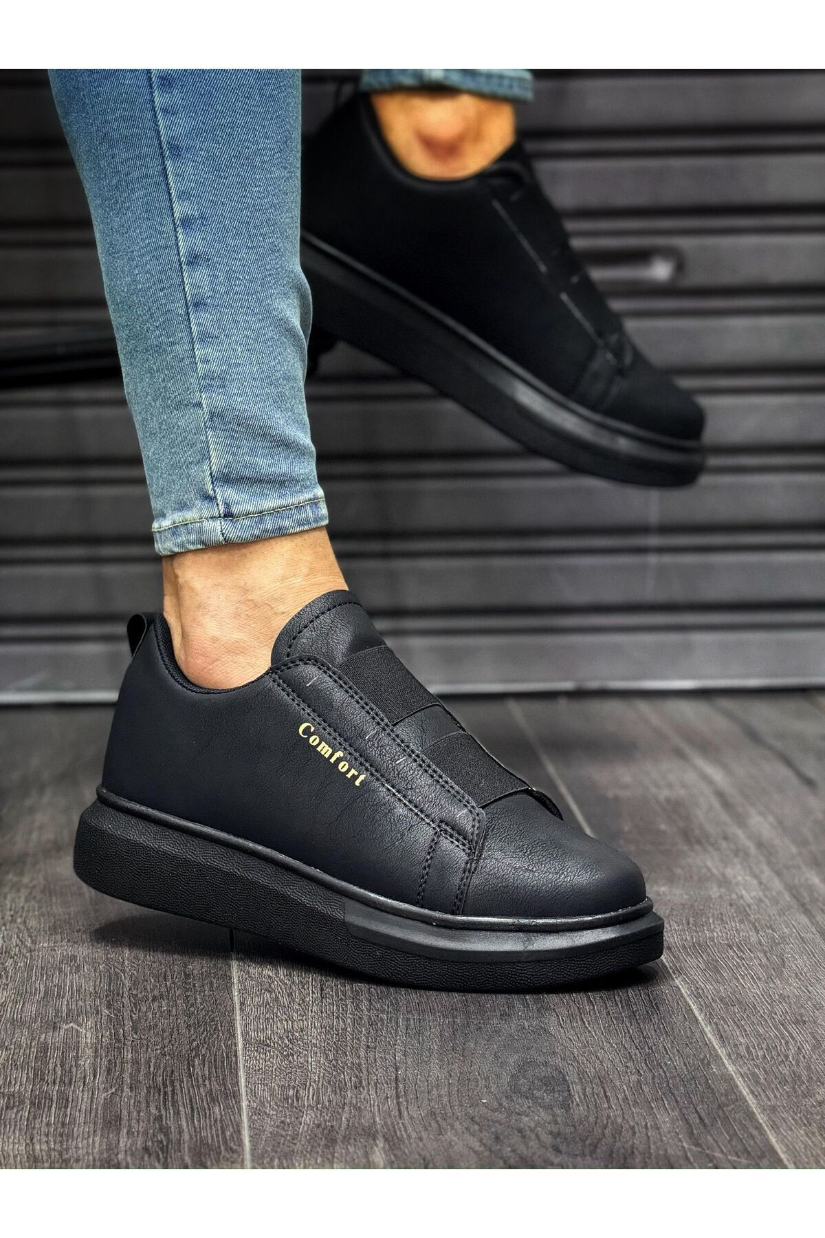Comfort Ayakkabı Erkek Fileli Nefes Alabilen Comfort Spor Ayakkabı