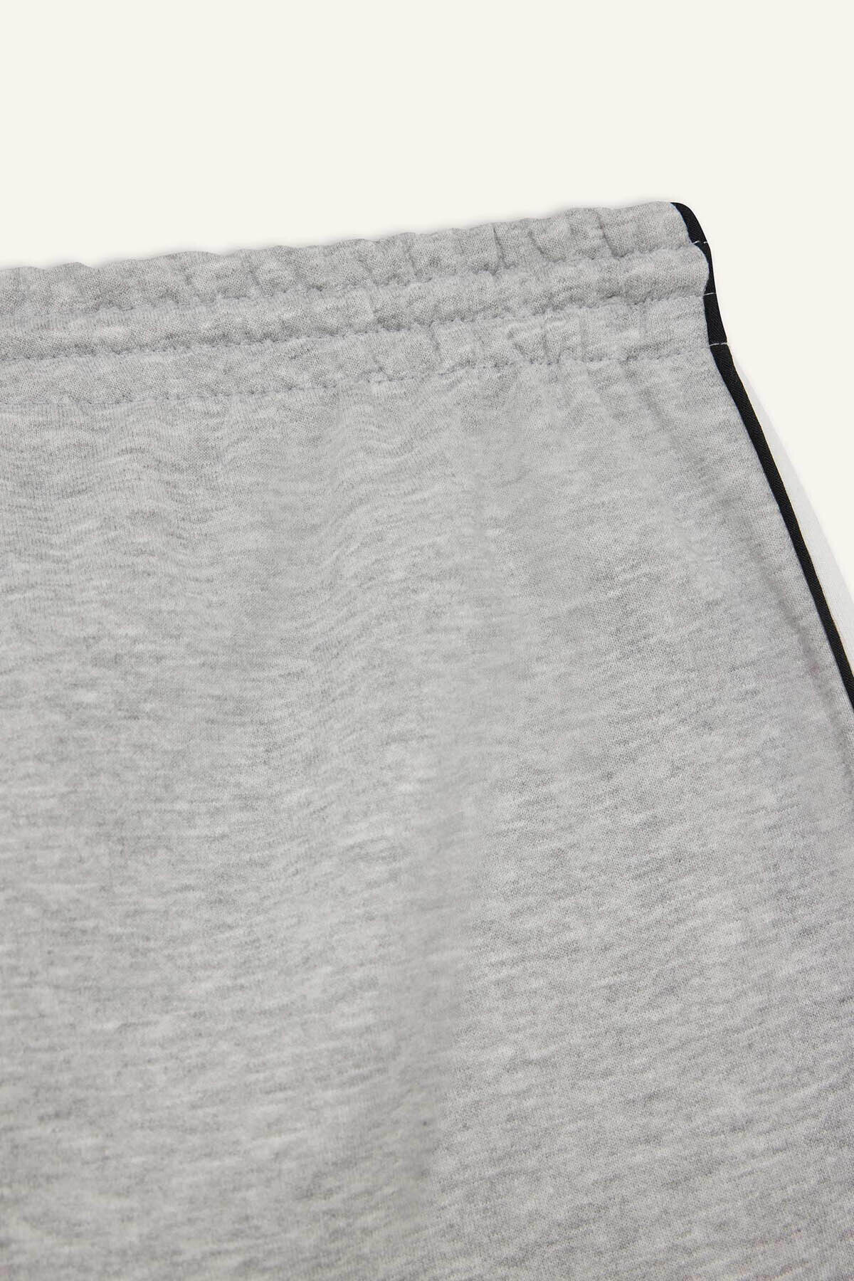 DeFacto Wide Leg Beli Lastikli Cepli Geniş Paça Eşofman Altı F3871AX25WN görsel 2