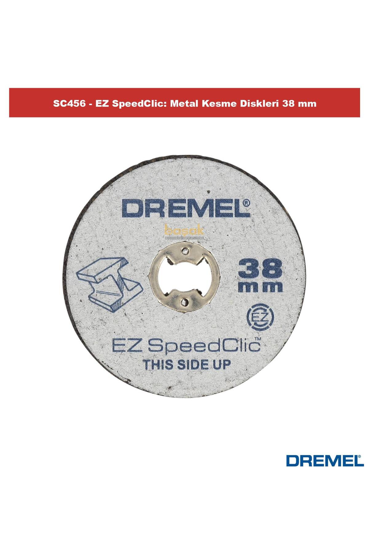 Dremel SC456 EZ SpeedClic Metal Kesme Diskleri 5'li Paket