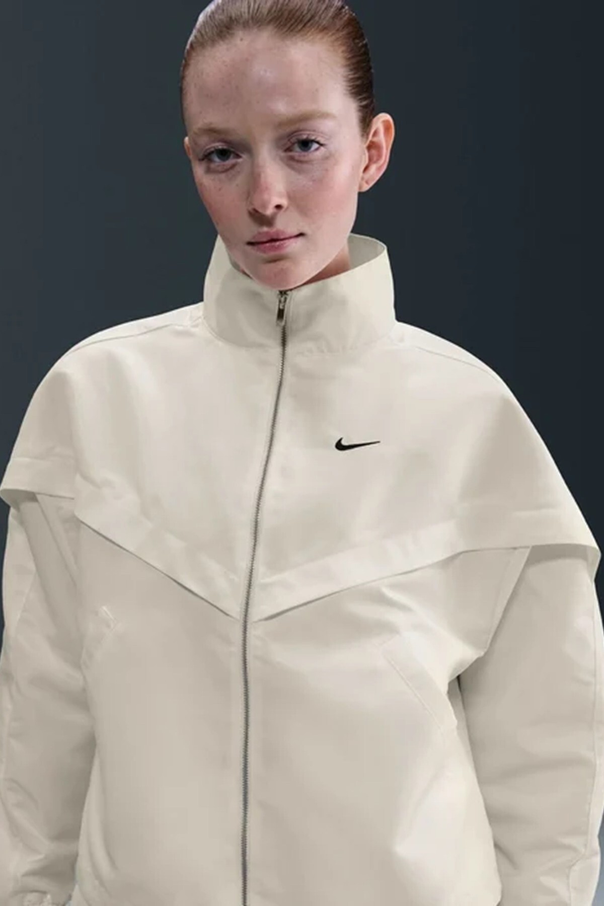 Nike Sportswear Windrunner Womens Shine Jacket Kadın Günlük Ceket Krem