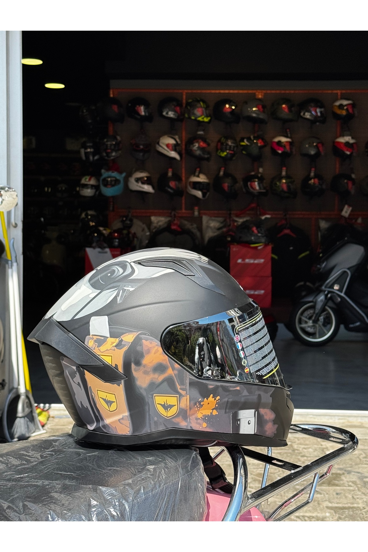 MTS FULLFACE KASK ECE2206 SERTİFİKALI GÜNEŞ VİZÖRLÜ
