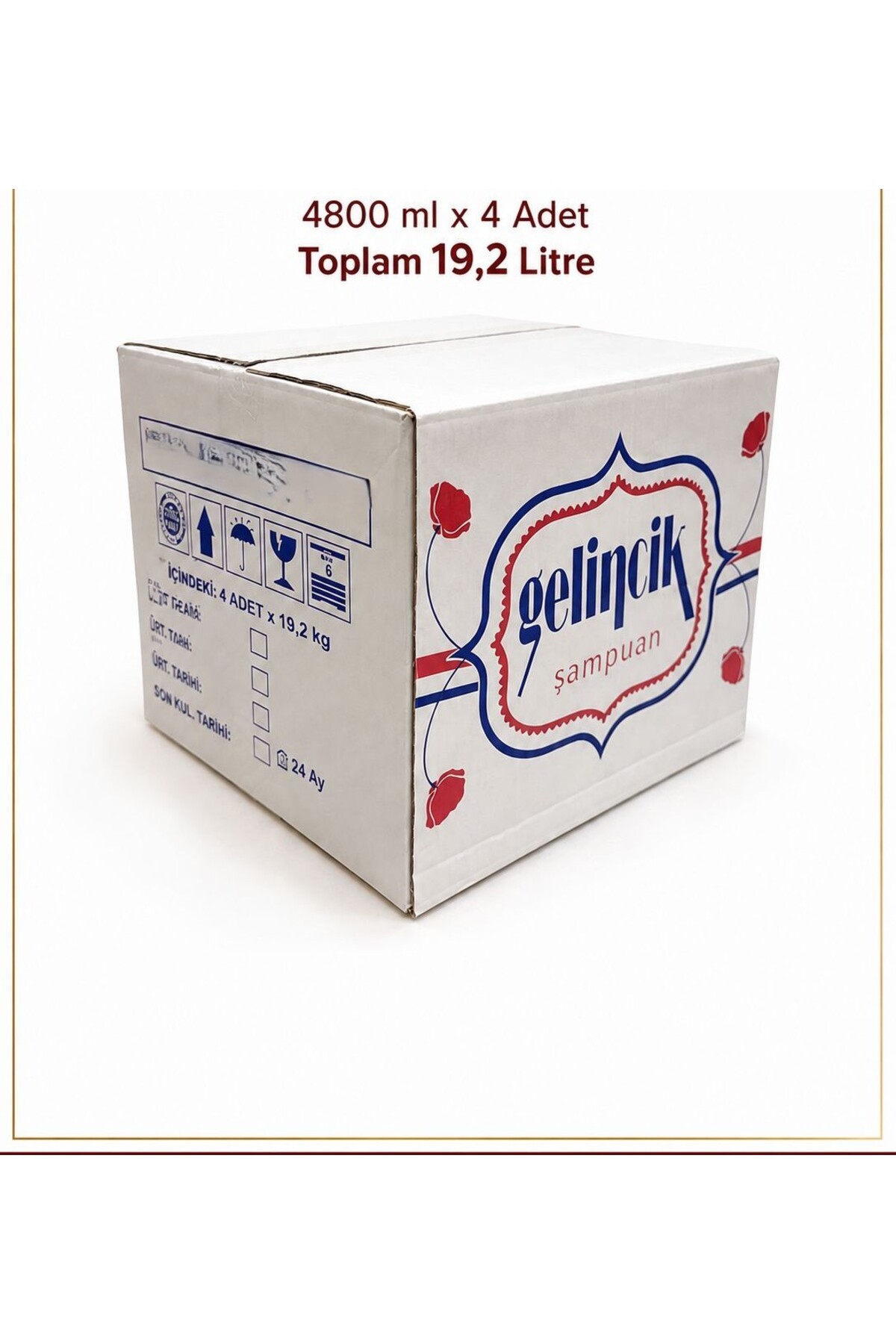 KERATİNLİ ŞAMPUAN - SAÇ KREMİ - EKONOMİK 4'LÜ SET 2+2 - 4AD*4800ML - TÜM SAÇ TİPLERİ İÇİN — GELİNCİK4LÜSETKERATİNLİ — تصویر 2 از 4