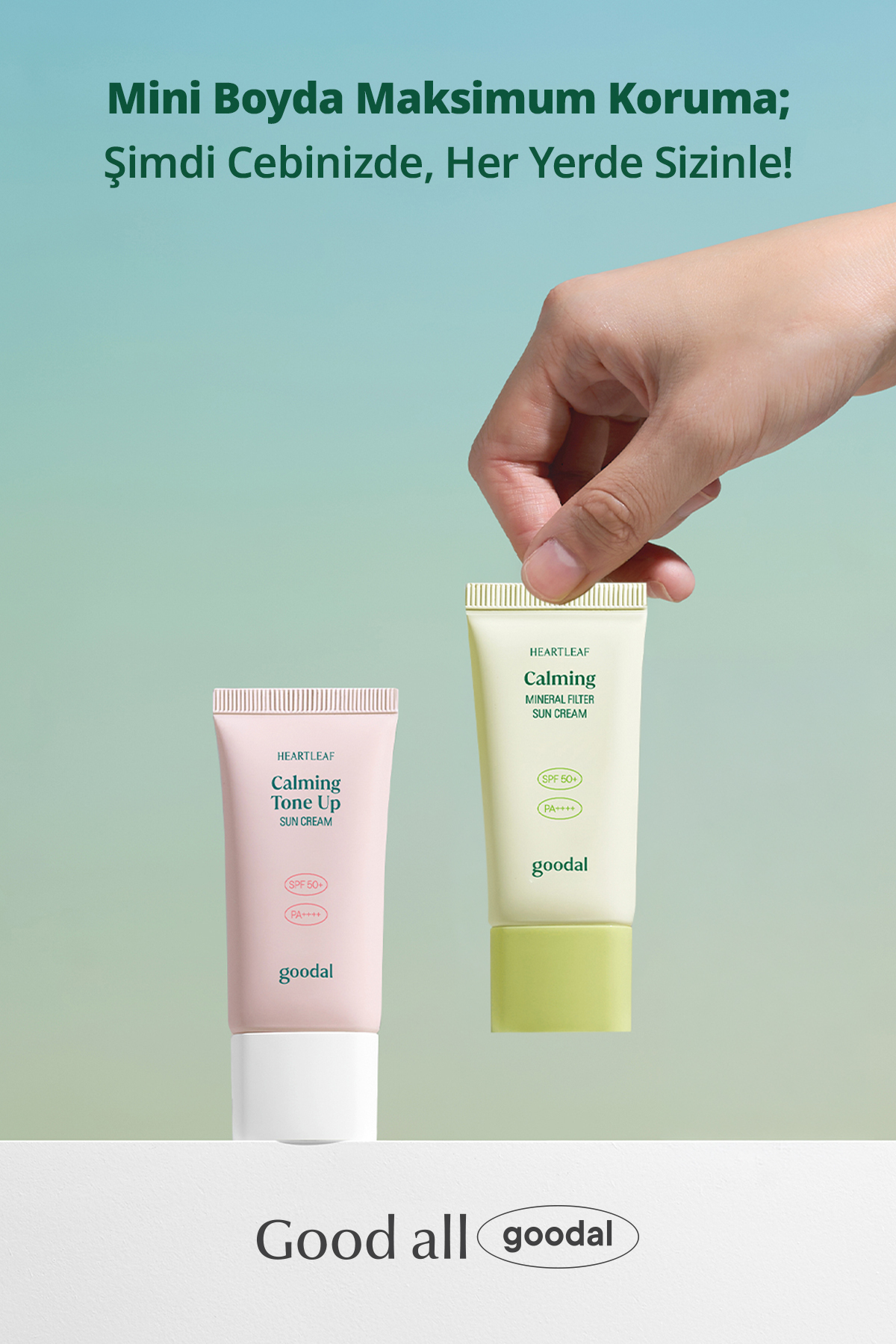 Ton Eşitleyici Güneş Kremi Houttuynia Cordata Calming Moisture Tone Up Sun Cream SPF50+ 25ml — 9939 — تصویر 9 از 9