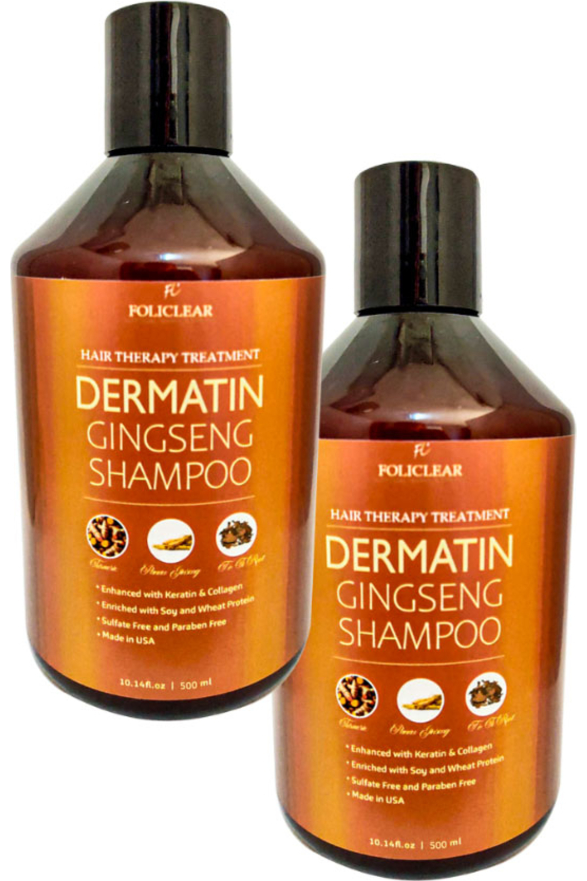 Balance Life Policlear Dermatin Shampoo Ginsengli Özel Bakım Şampuanı 500 ml x 2 adet + Jel — GU-EYF-16626-BLN