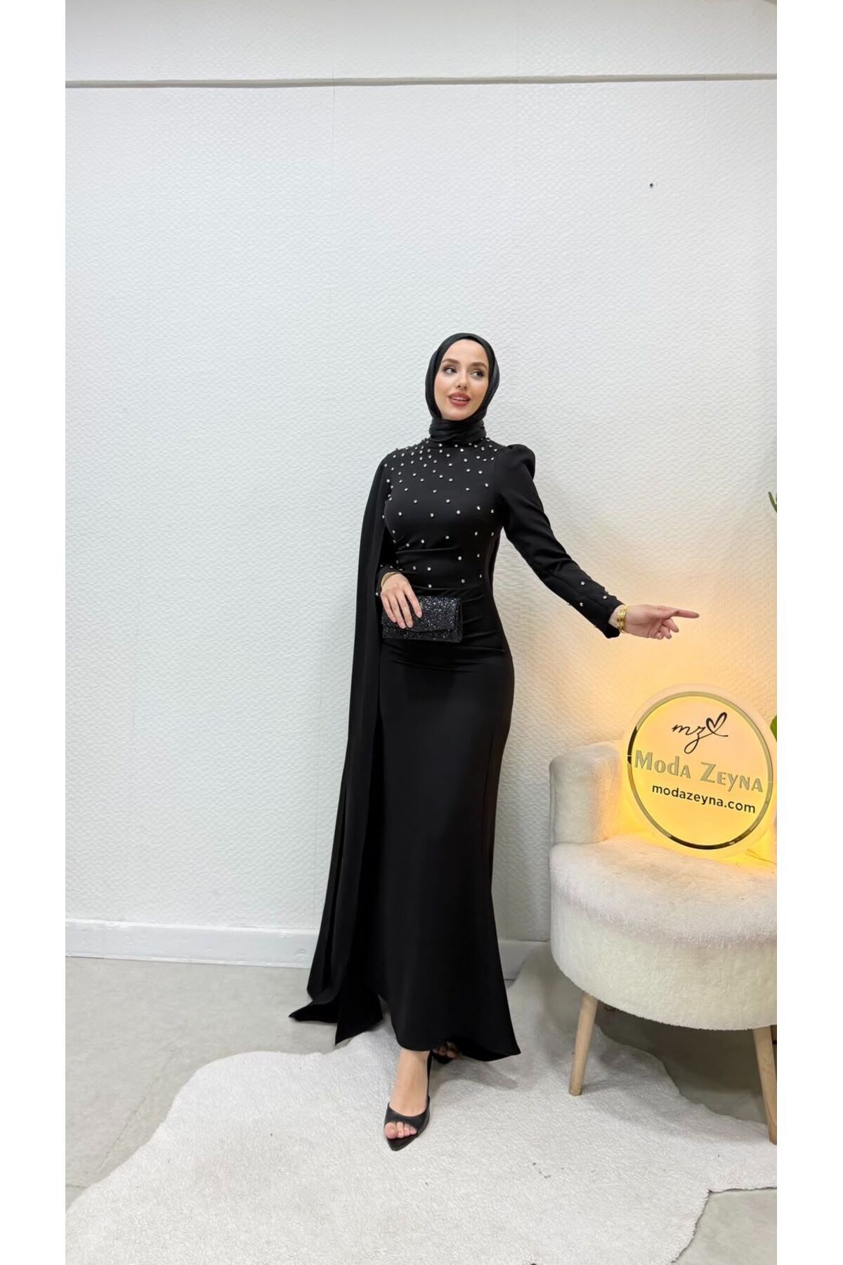 moda zeynaa Perla Elbise görsel 3