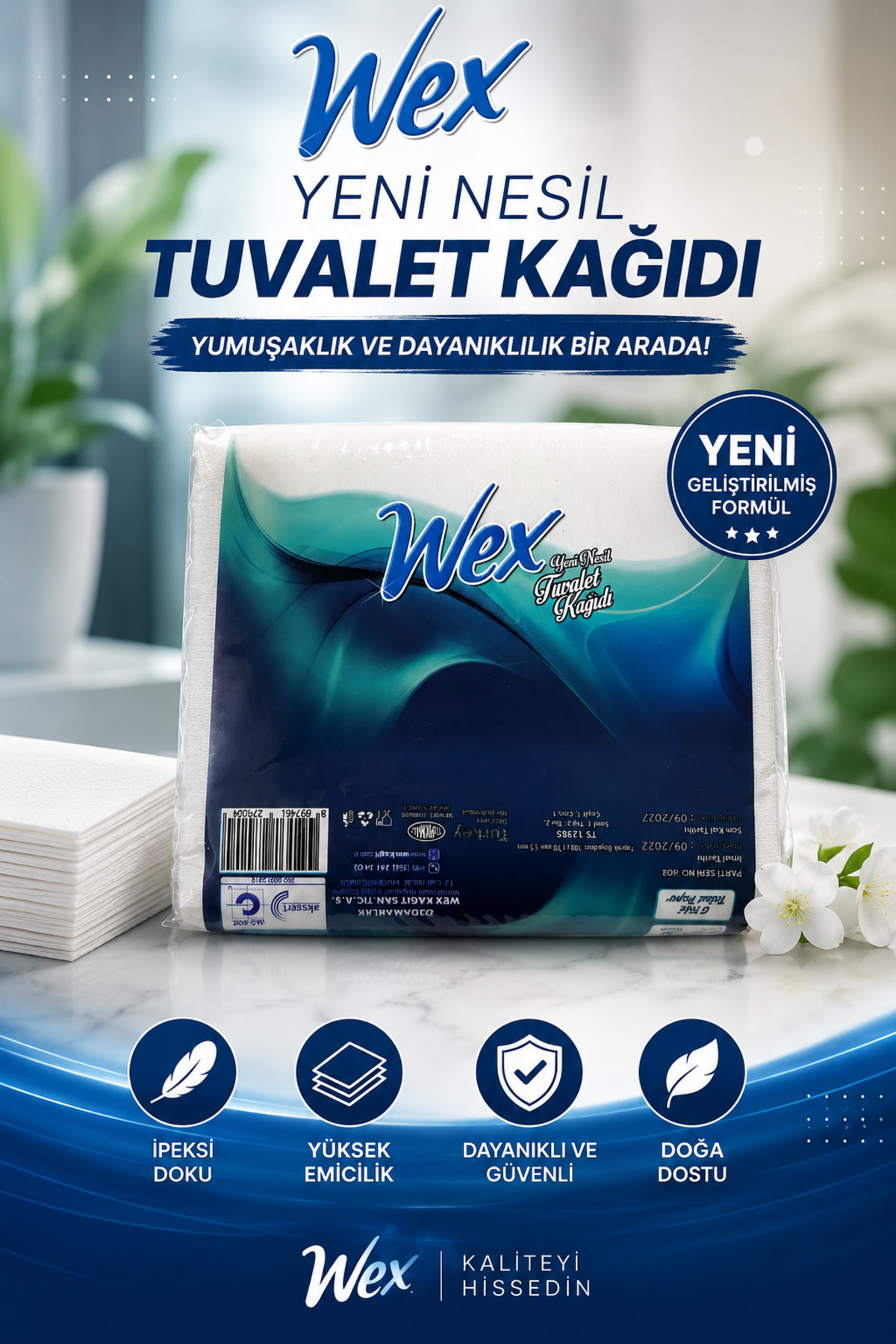 WEX yeni nesil tuvalet kağıdı