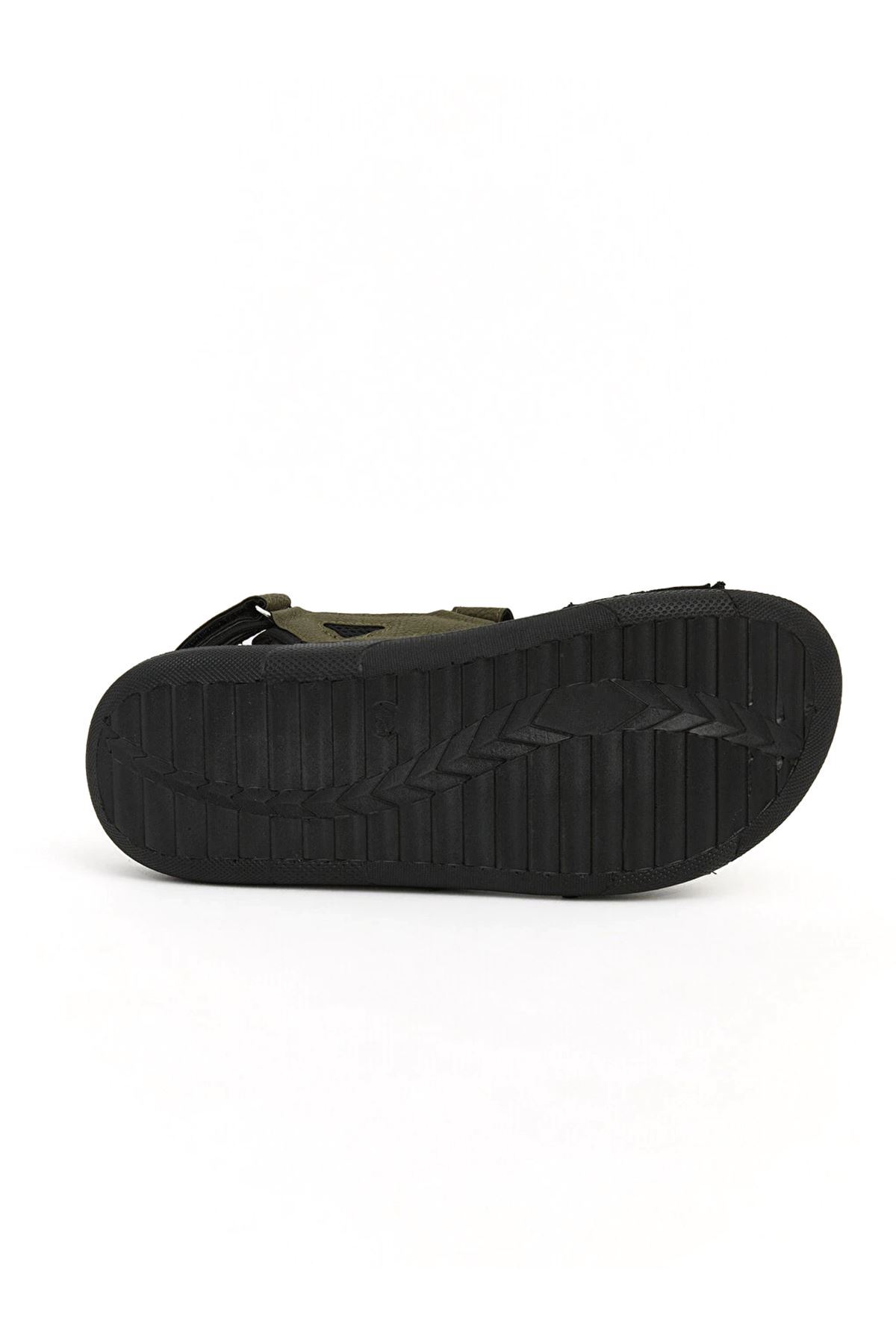 Ayakkabı Vakti Hafif Yumuşak Çift Cırtlı Erkek Outdoor Günlük Sandalet görsel 6