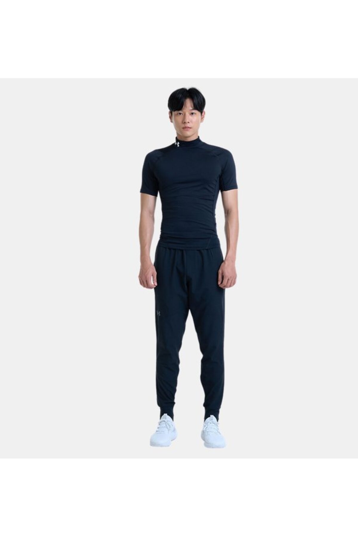 Under Armour Erkek UA HeatGear Armour Compression Mock Kısa Kollu T-shirt görsel 7