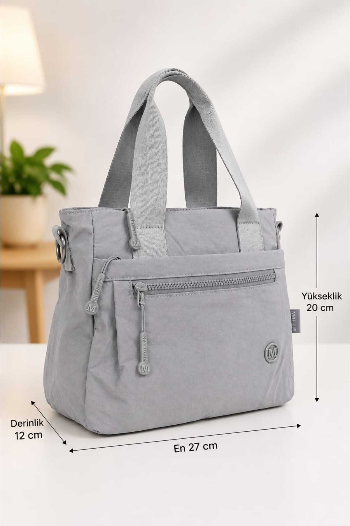 Vona Bags Martella Kipling Kumaş Kadın El, Omuz Çantası M12 görsel 3