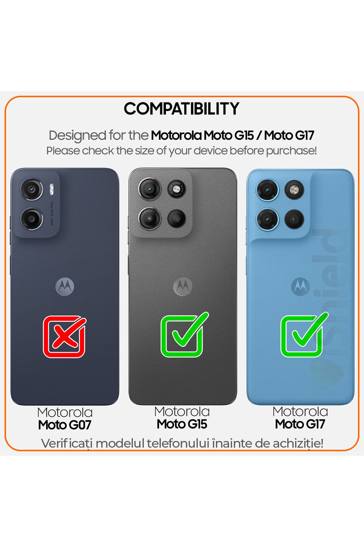 iShield Motorola Moto G15 Flip Case, Magnetic BookCover, Card