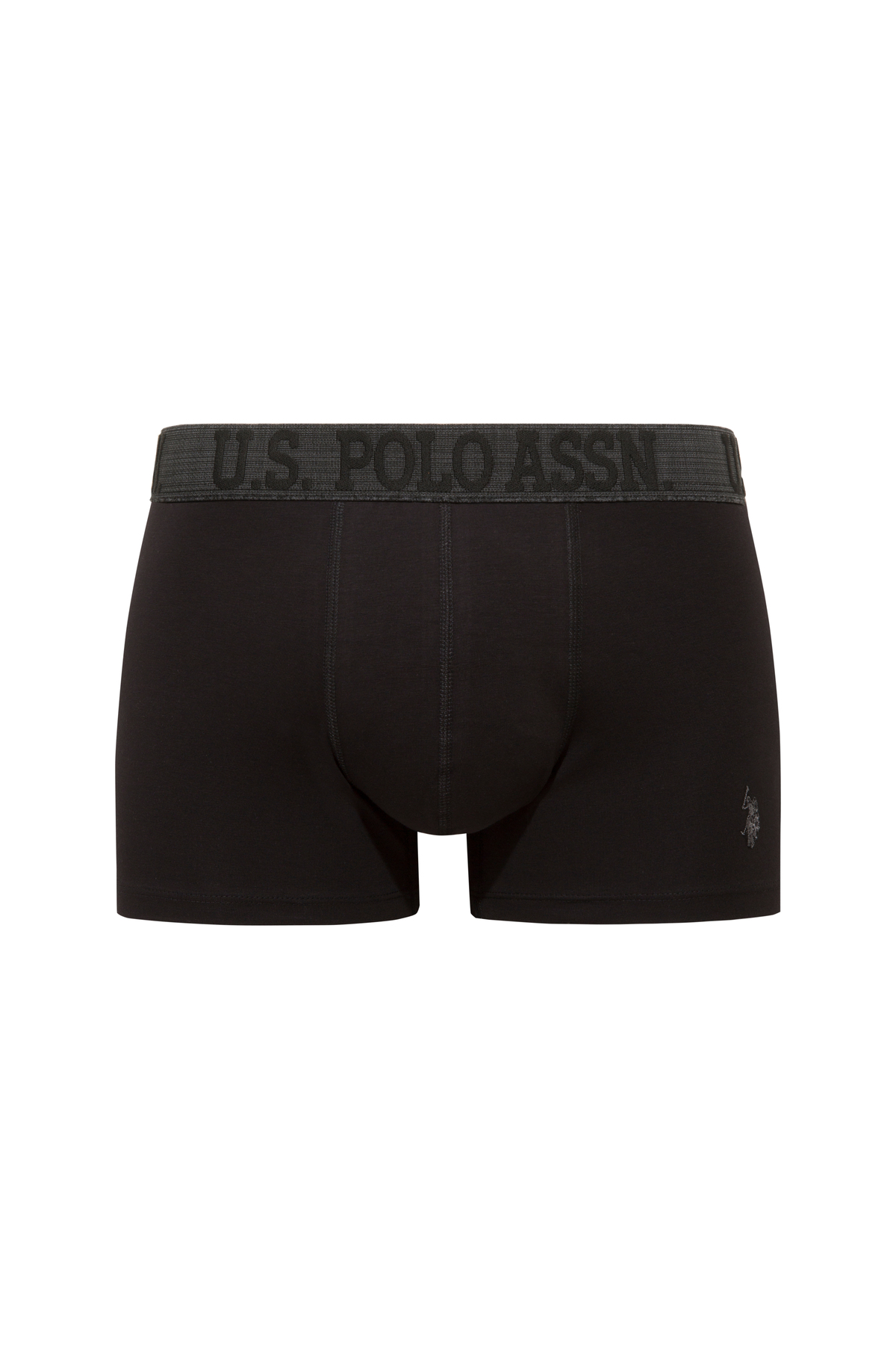 U.S. Polo Assn. Erkek 300 Siyah 3 lü Boxer görsel 2