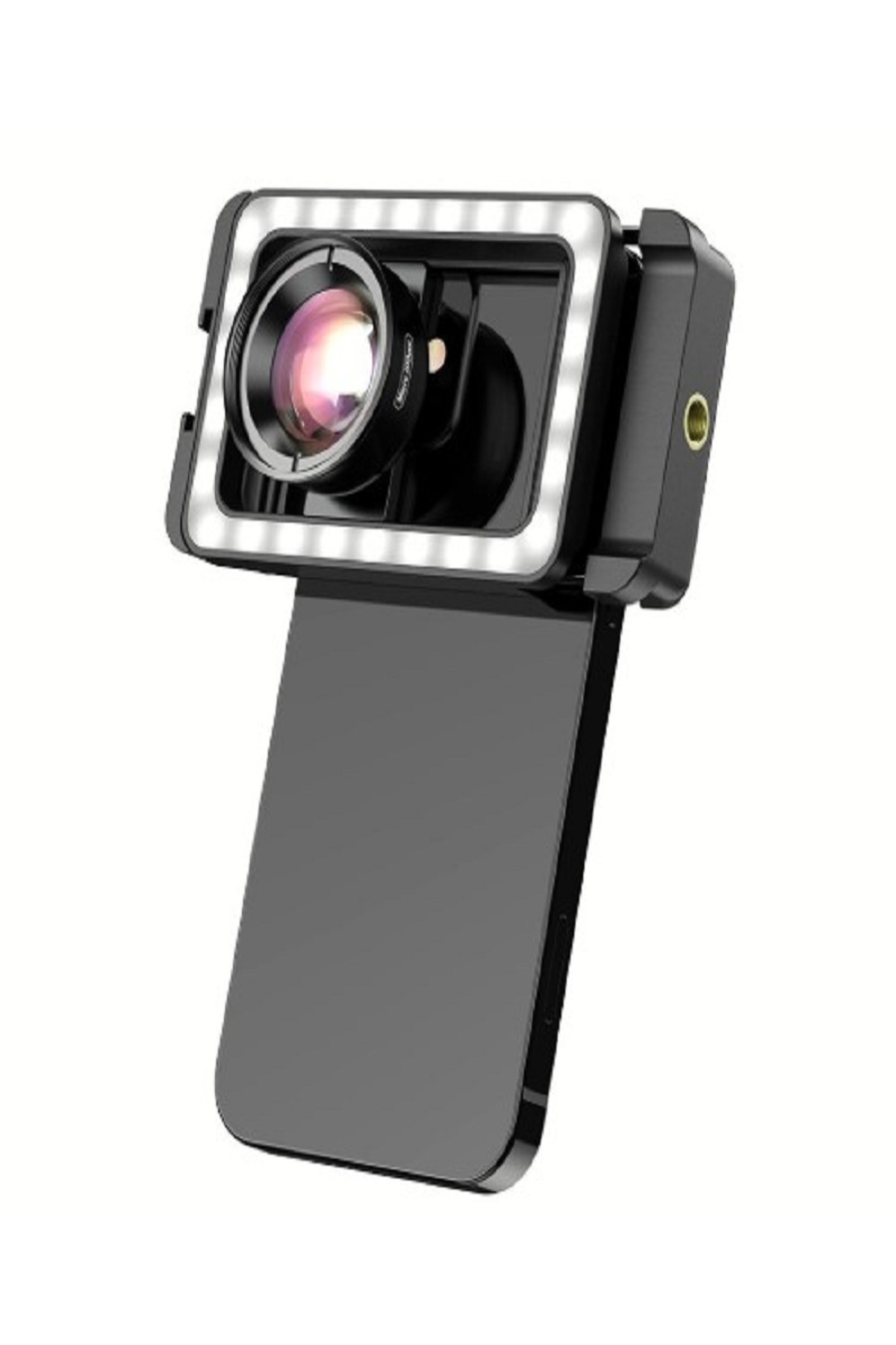APEXEL Yeni 3'ü 1 Arada Cep Telefonu Lens Klipsi ve Dolgu Işığı