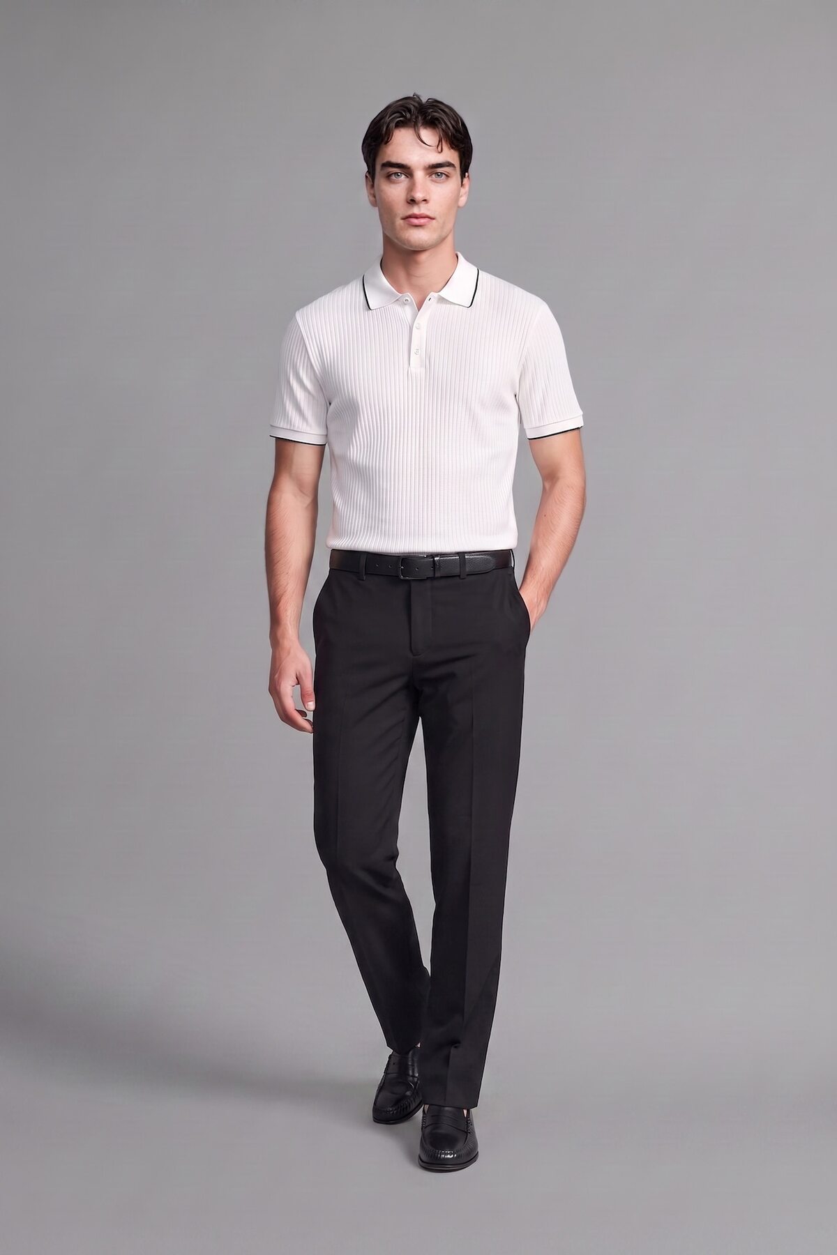 DeFacto Taılored Fit Klasik Kumaş Pantolon H4914AX26AU — مشکی