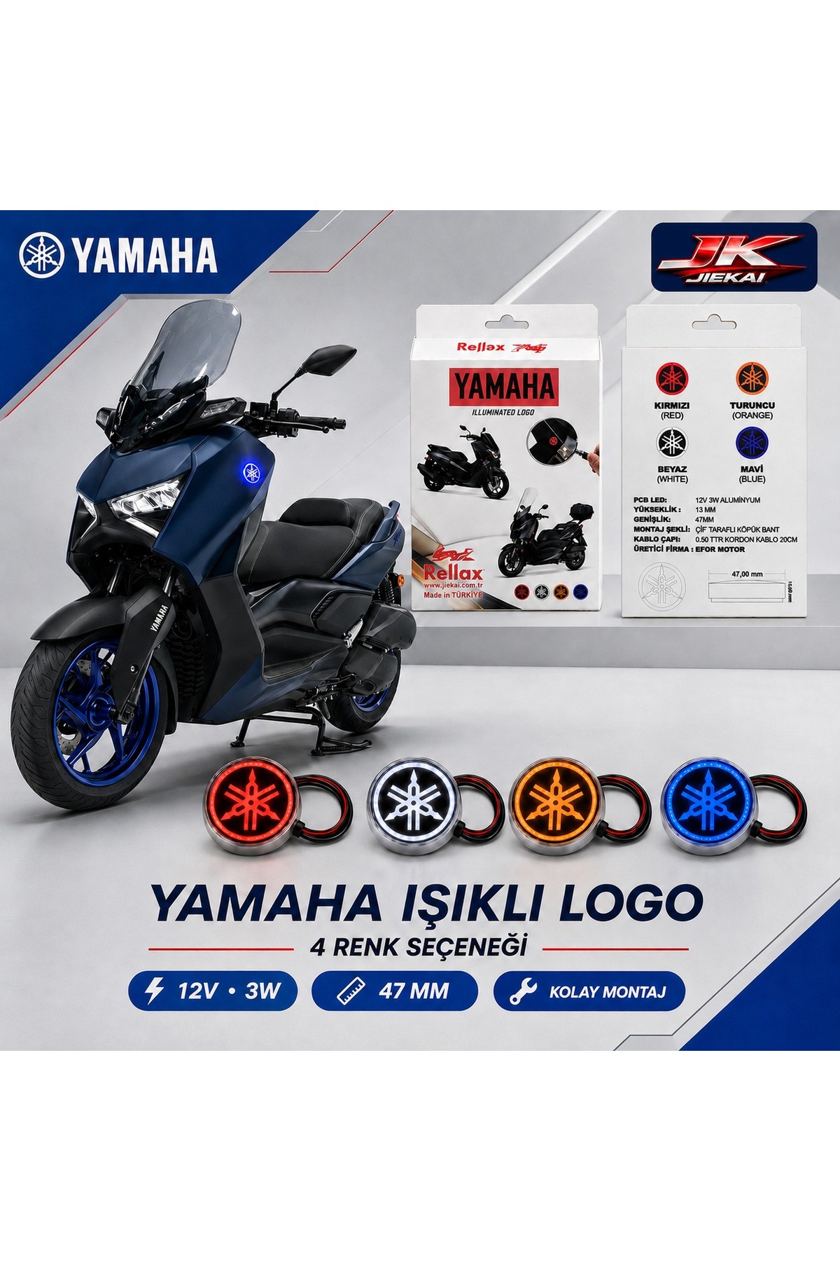 Jiekai Motosiklet Reflektif Ürün – Fırsatlar Trendyol'da! 🧡