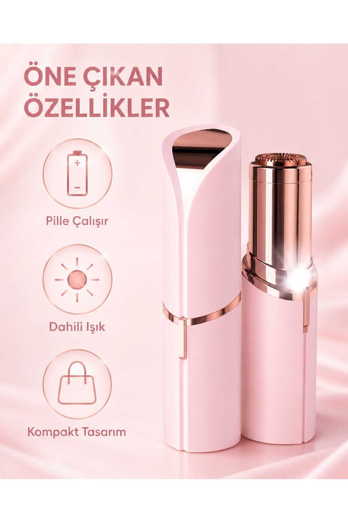 Mini Kadın Yüz Epilatörü Bıyık Kaş Çevresi Yüz Tüy Alma Aleti — raberatech883 — تصویر 2 از 4