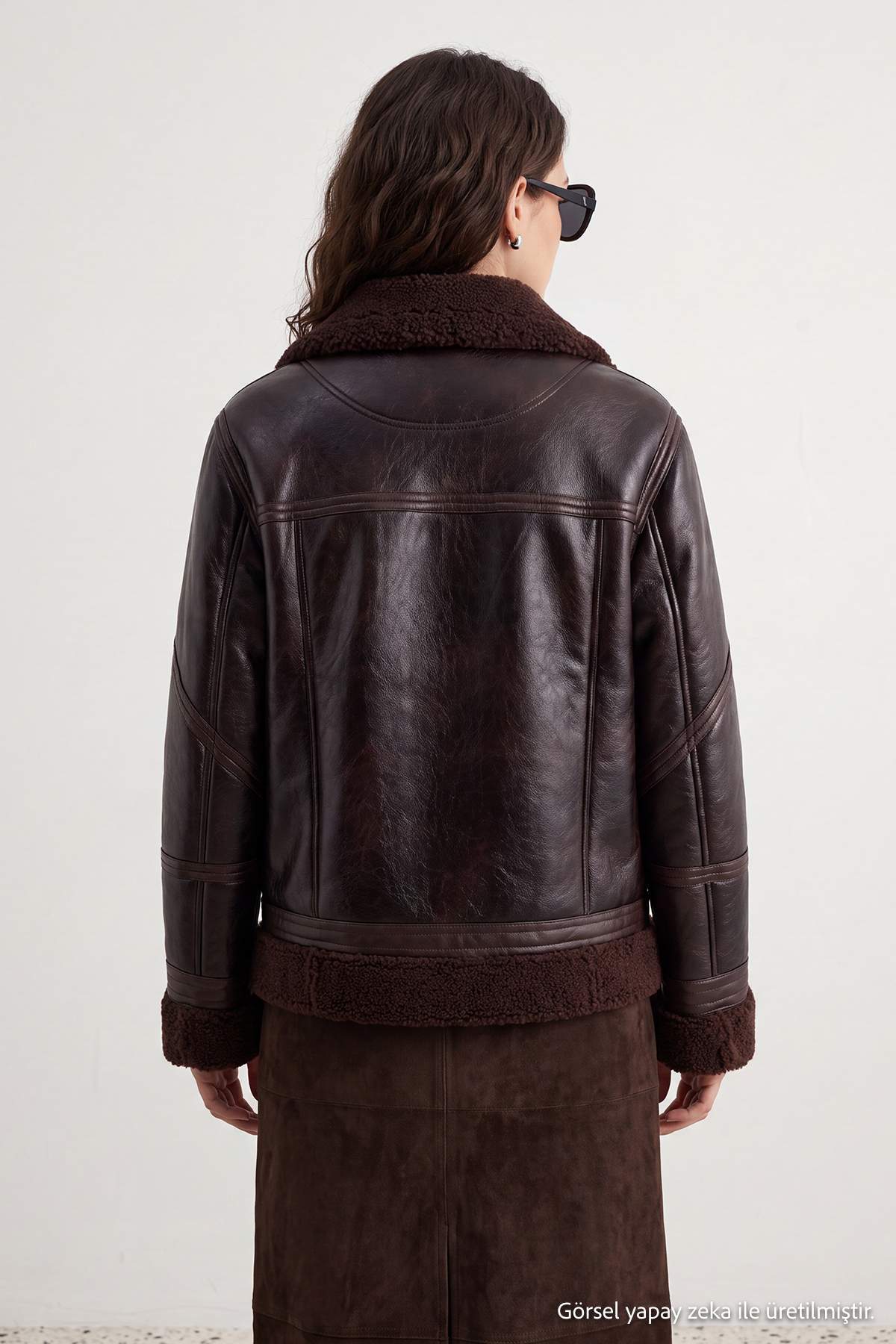 trendyolmilla-womens-brown-plain-long-regular