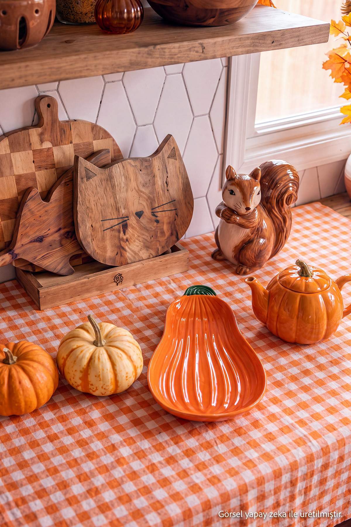 Trendyol Home Pumpkin Shaped Plate Tphaw27Tbk00010