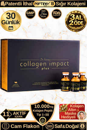 Dr.Sammy's Toz Kolajen Peptit 10.000 Mg Tip 1-3 Hidrolize Sığır Kolajeni | Pr...