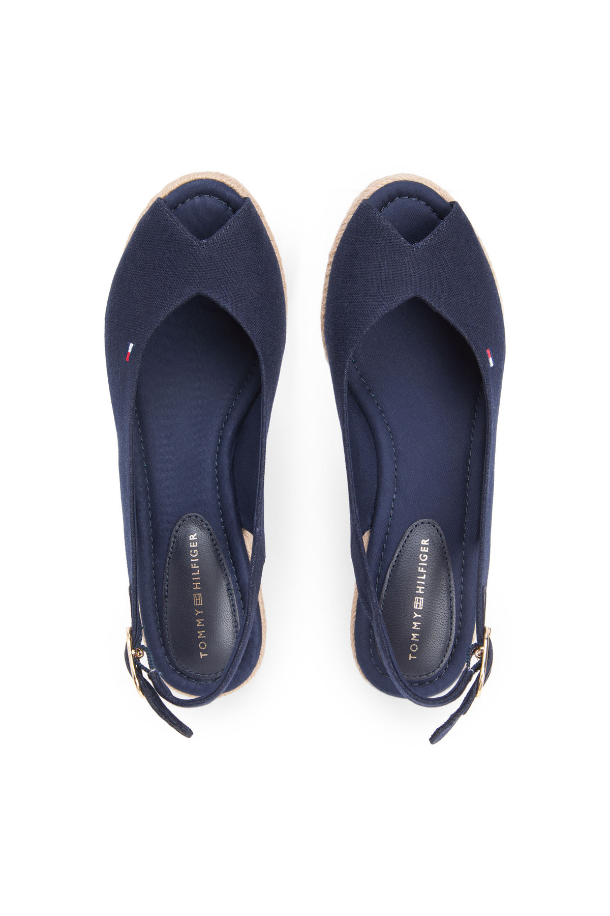 Tommy Hilfiger Lacivert Kadın Dolgu Topuk Ayakkabı FW0FW09228DW6 görsel 3