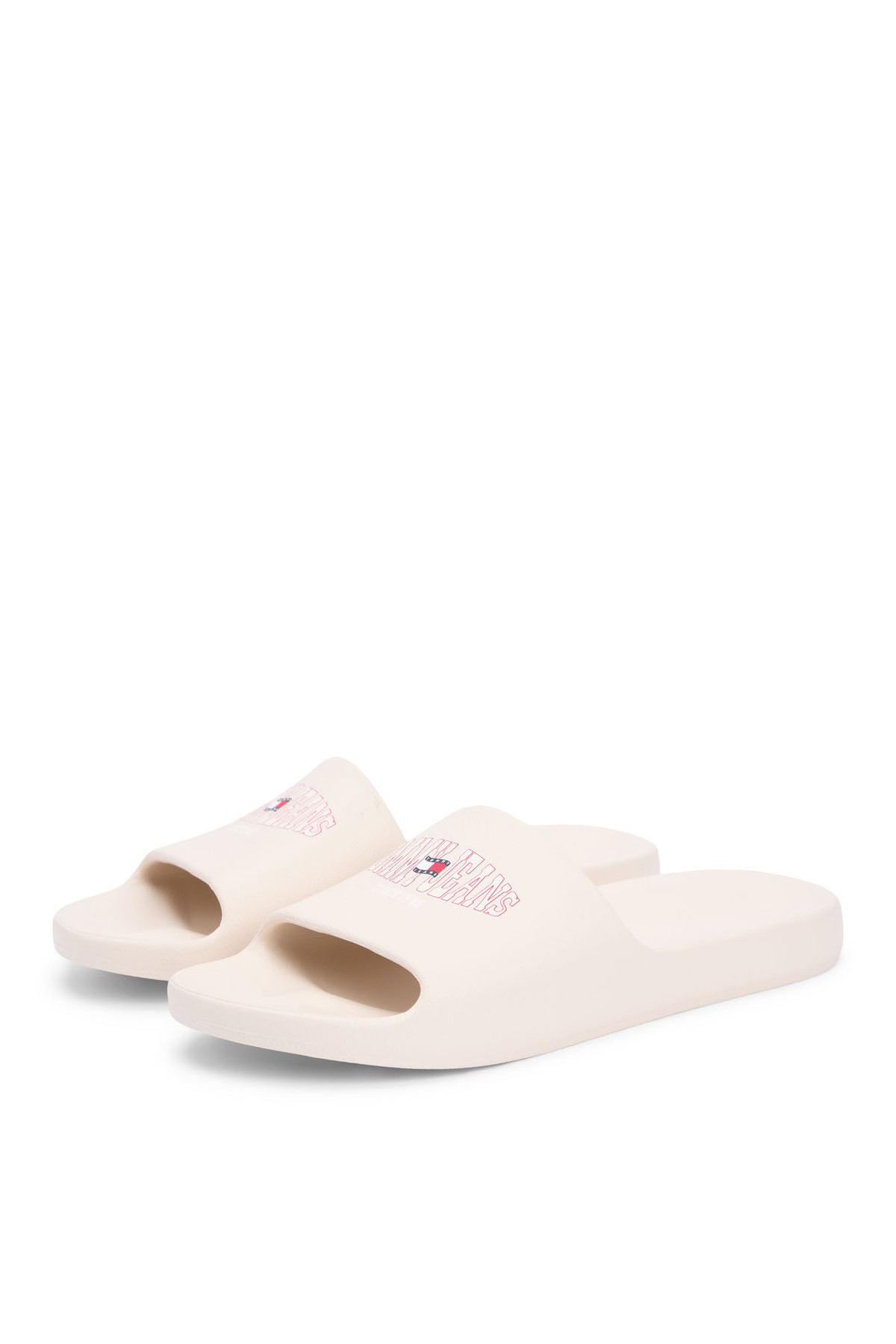 Tommy Hilfiger Bej Erkek Plaj Terliği TJM INJECTED SANDAL görsel 3