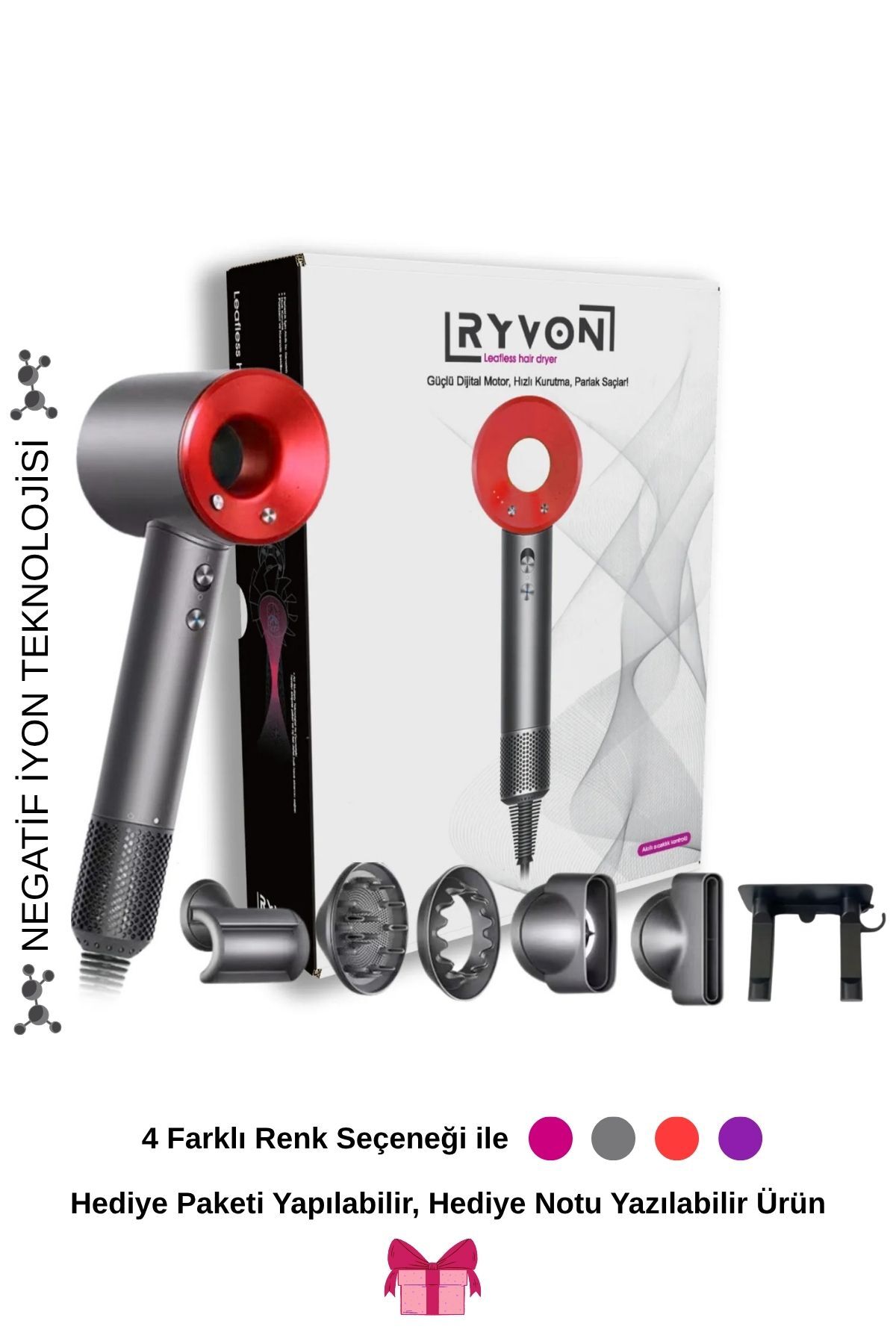 RYVON Güçlü Saç Kurutma Makinesi 5 Başlıklı - Fiyatı, Yorumları