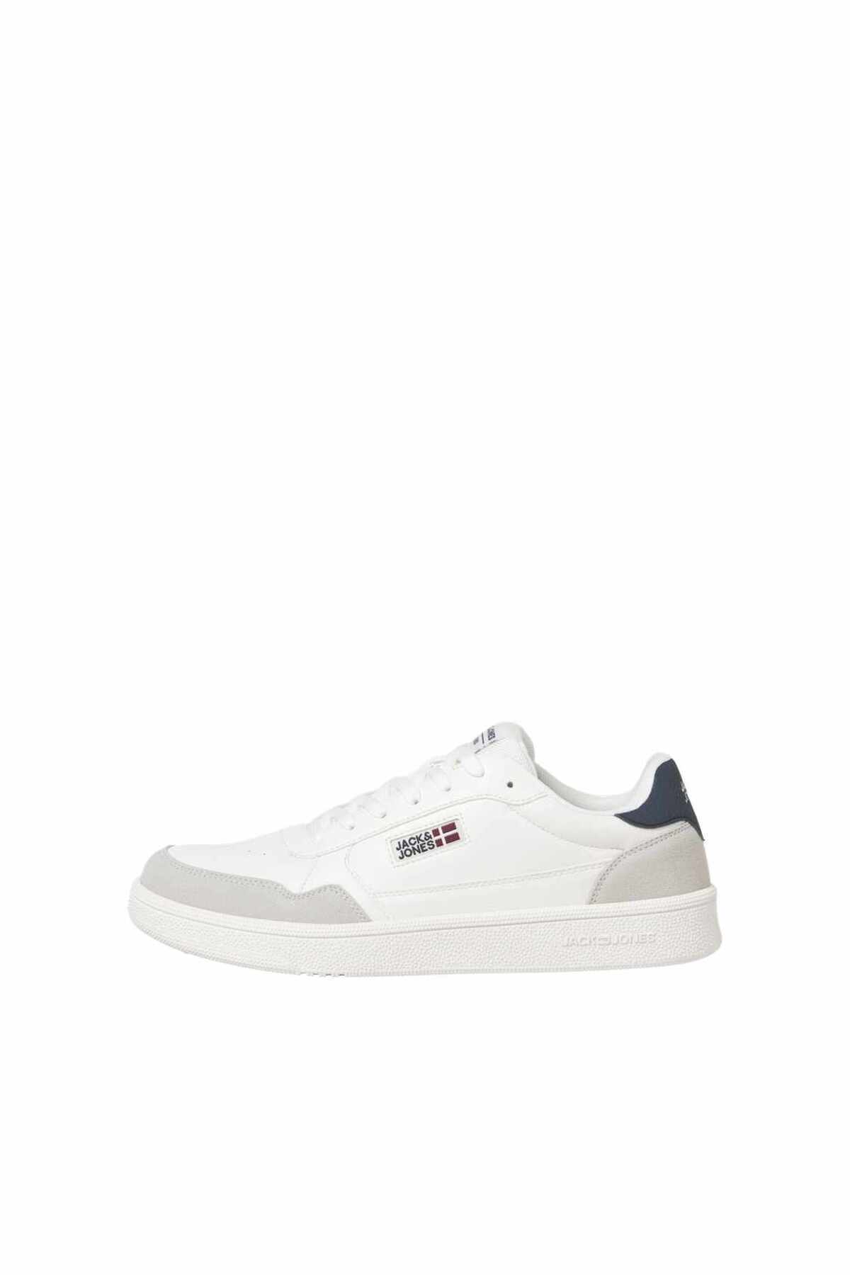 کفش کتانی مردانه Ecru مدل JFWBOUNCE PU COMBO FLAG جک اند جونز کفش اسنیکر Jack & Jones