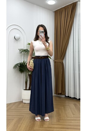 R-Style Tensel Kemerli Pantolon